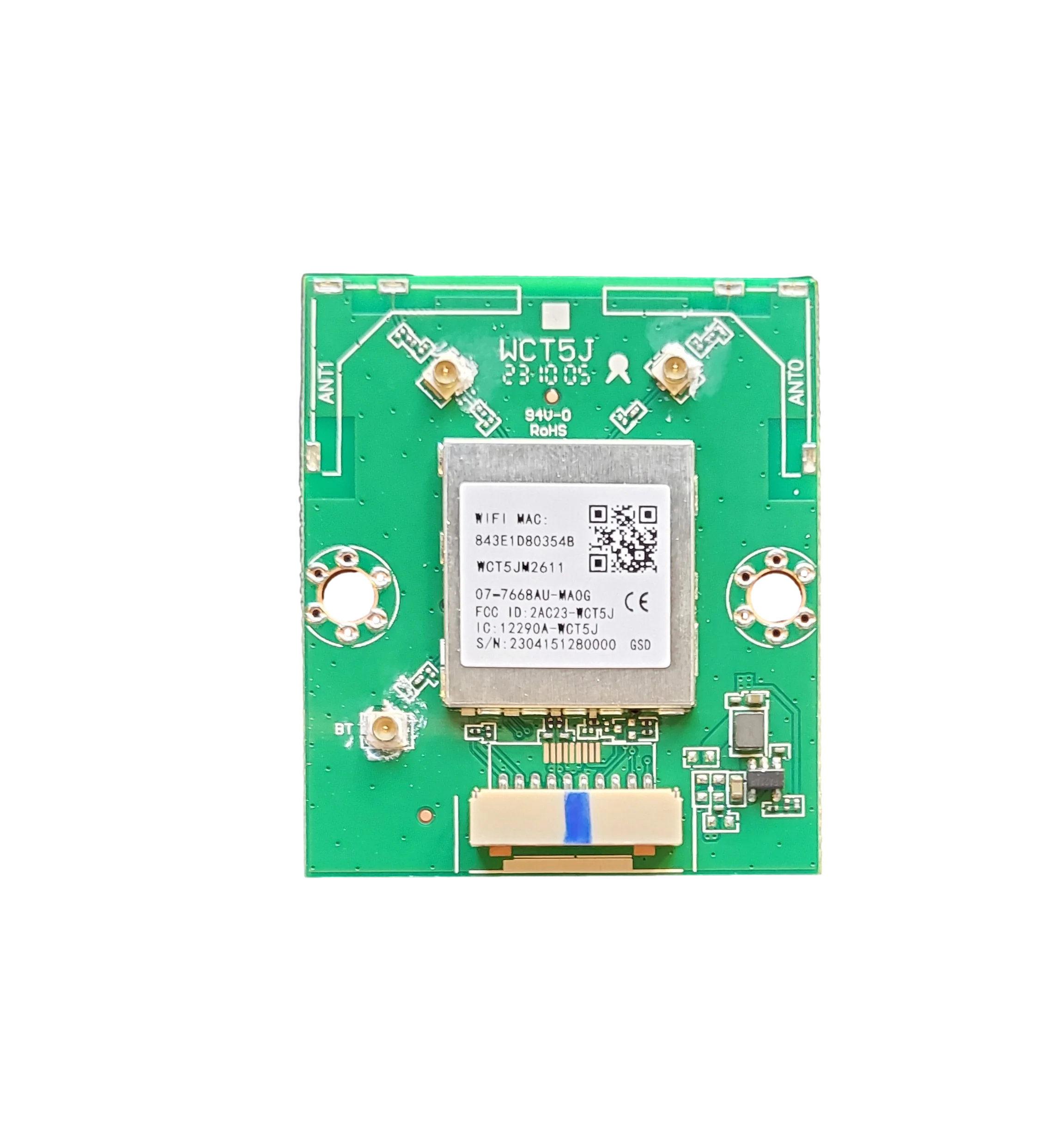 07-7668AU-MA0G Amazon Wi-Fi Board, 07-7668AU-MA0G, WCT5JM2611, K24NE5, 4K75M600A