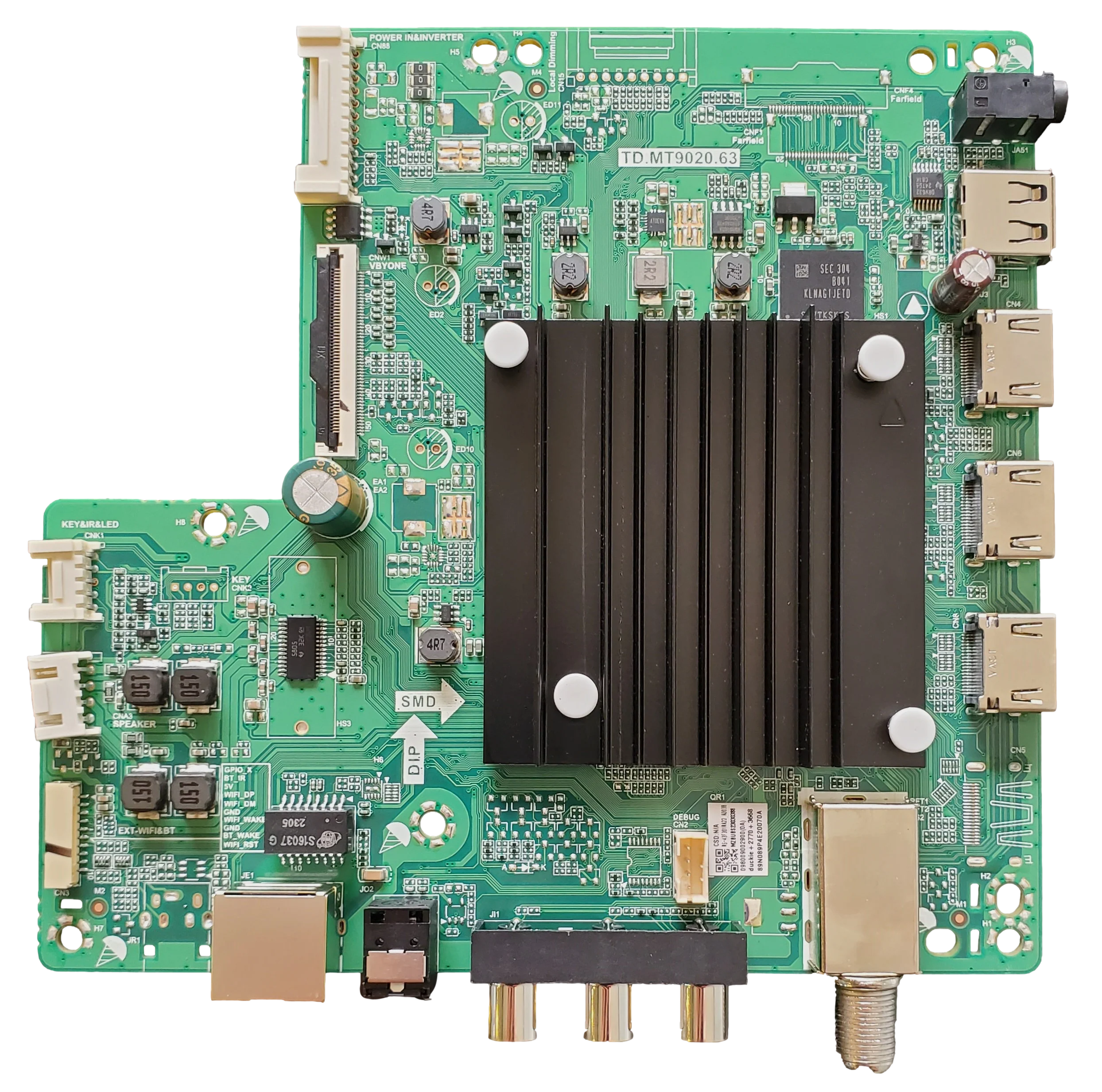 0980-0900-2900 Insignia Main Board, 098009002900, TD.MT9020.63, NS-43F301NA22