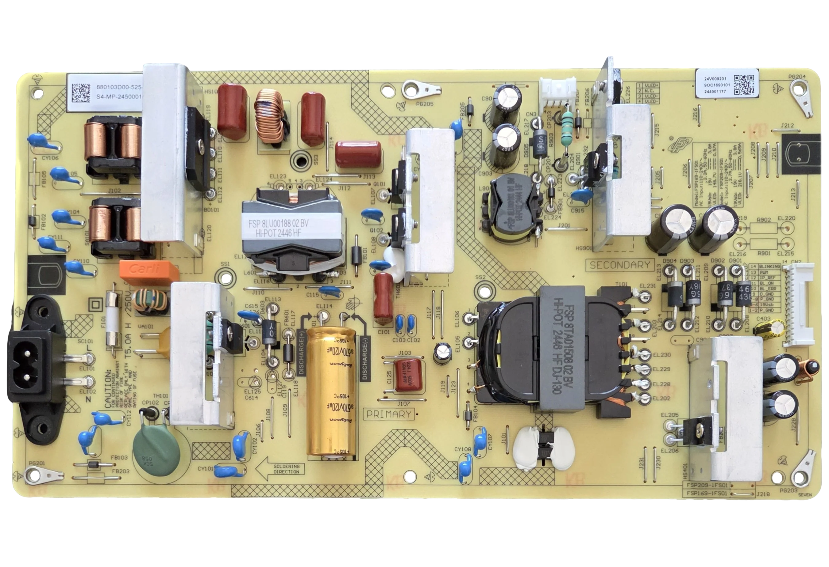 1-024-568-11 Sony Power Supply, 880103D00-525-G, 90C1690101, K-55S20M2, K55S20M2