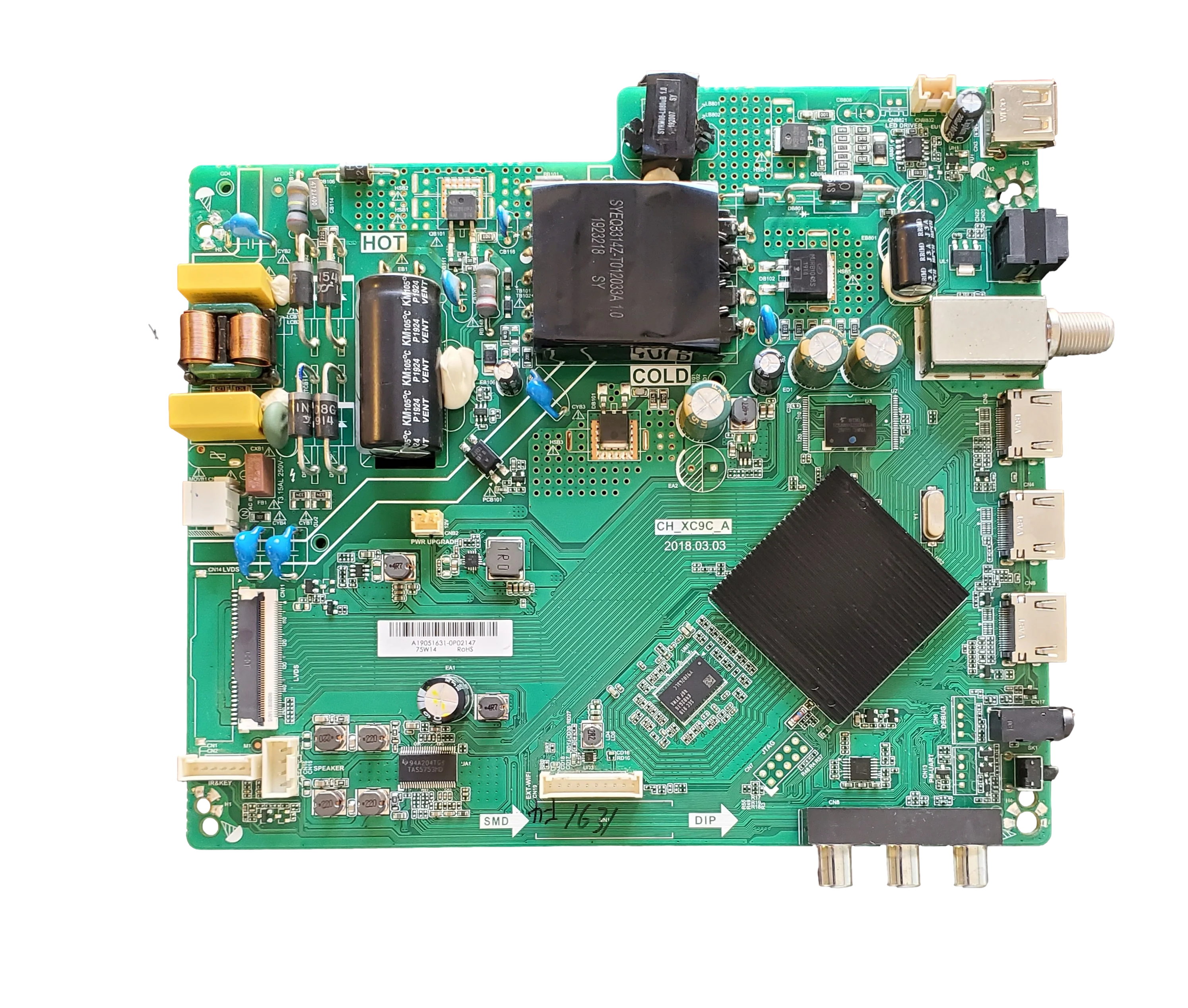 100005842-Main Onn Main Board / Power Supply, CH_XC9C_A , 100005842