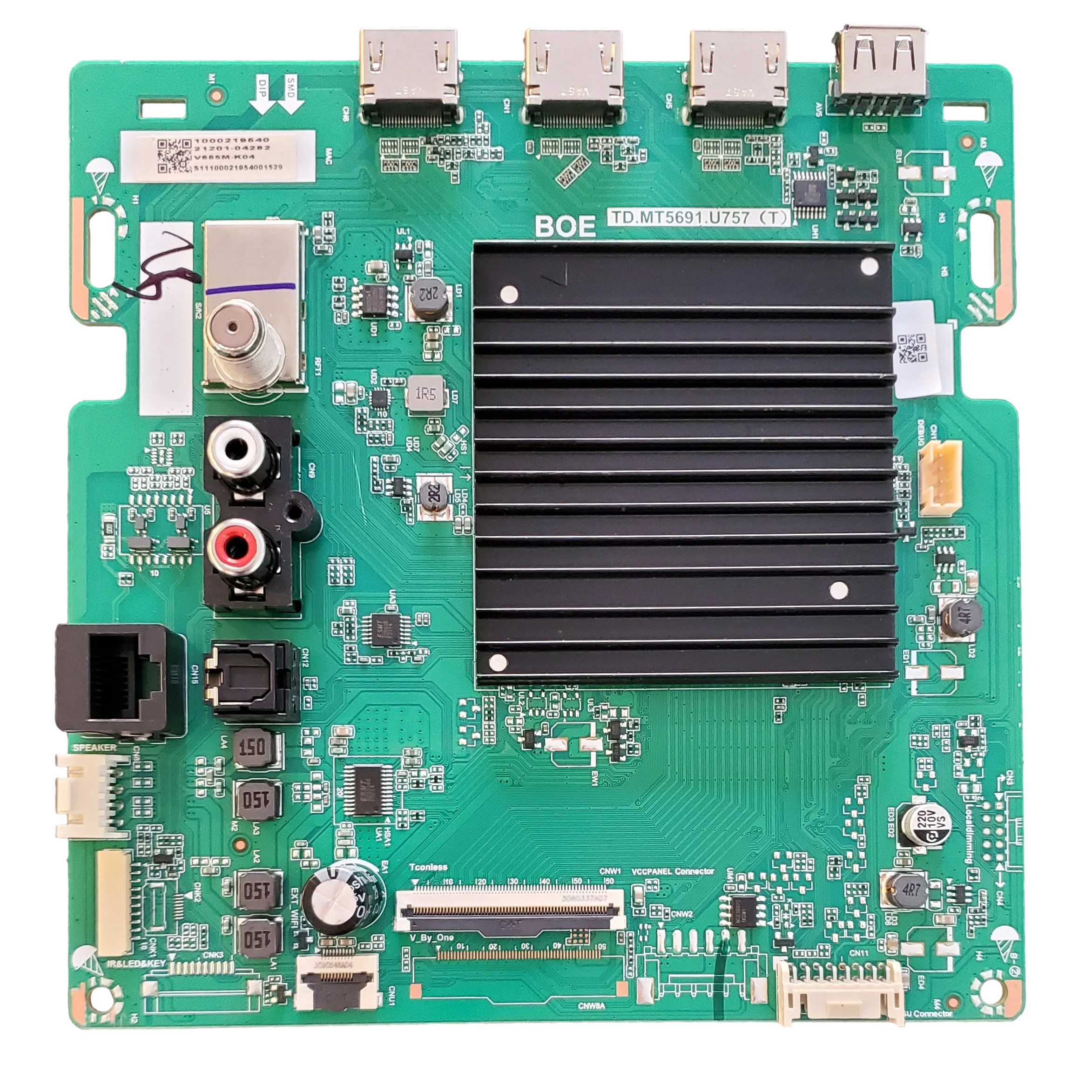 21201-04282, Vizio Main Board, TD.MT5691.U757(T), V655M-K04