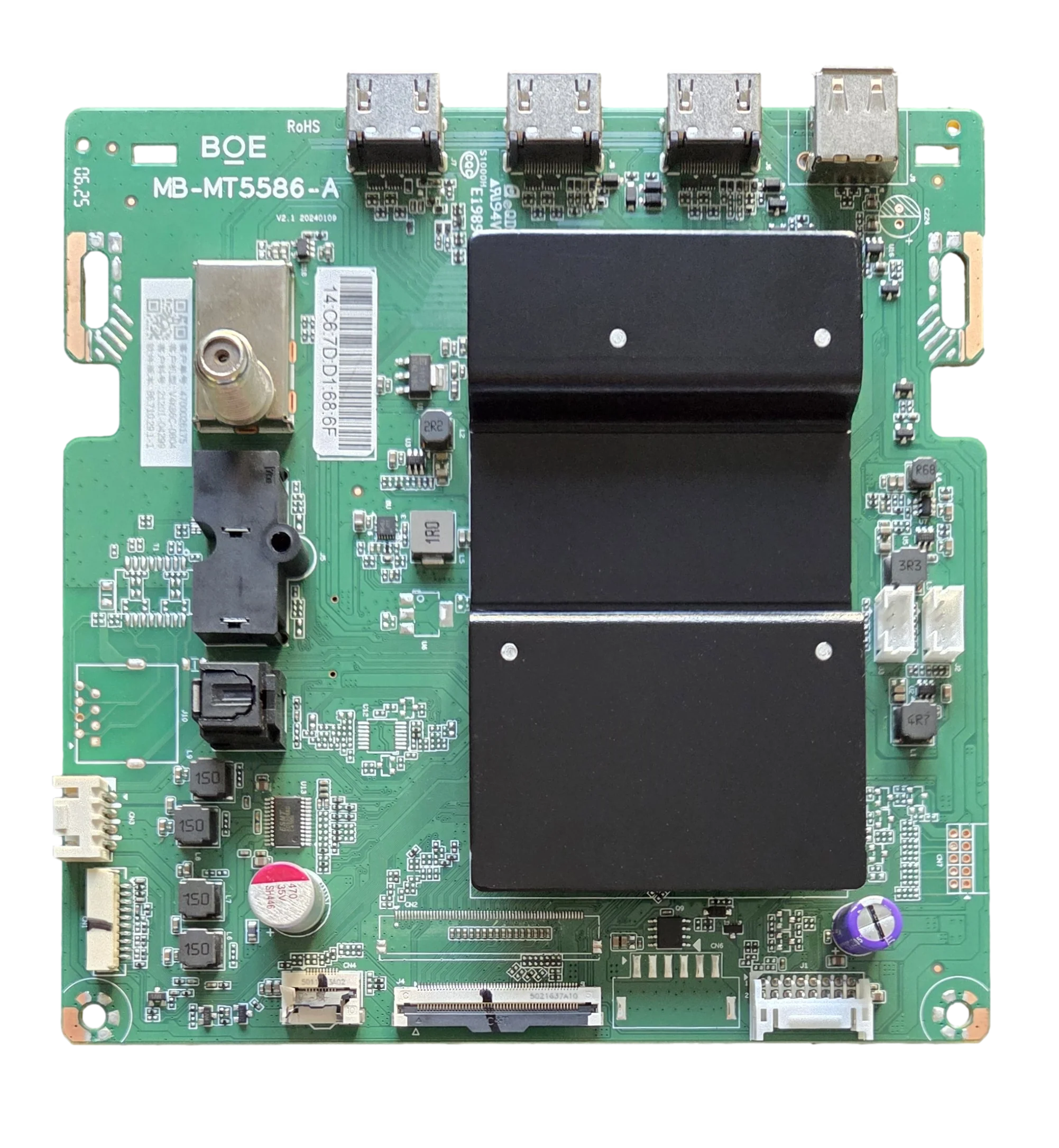 21201-04299 Vizio Main Board, MB-MT5586-A, V4K86C-0804