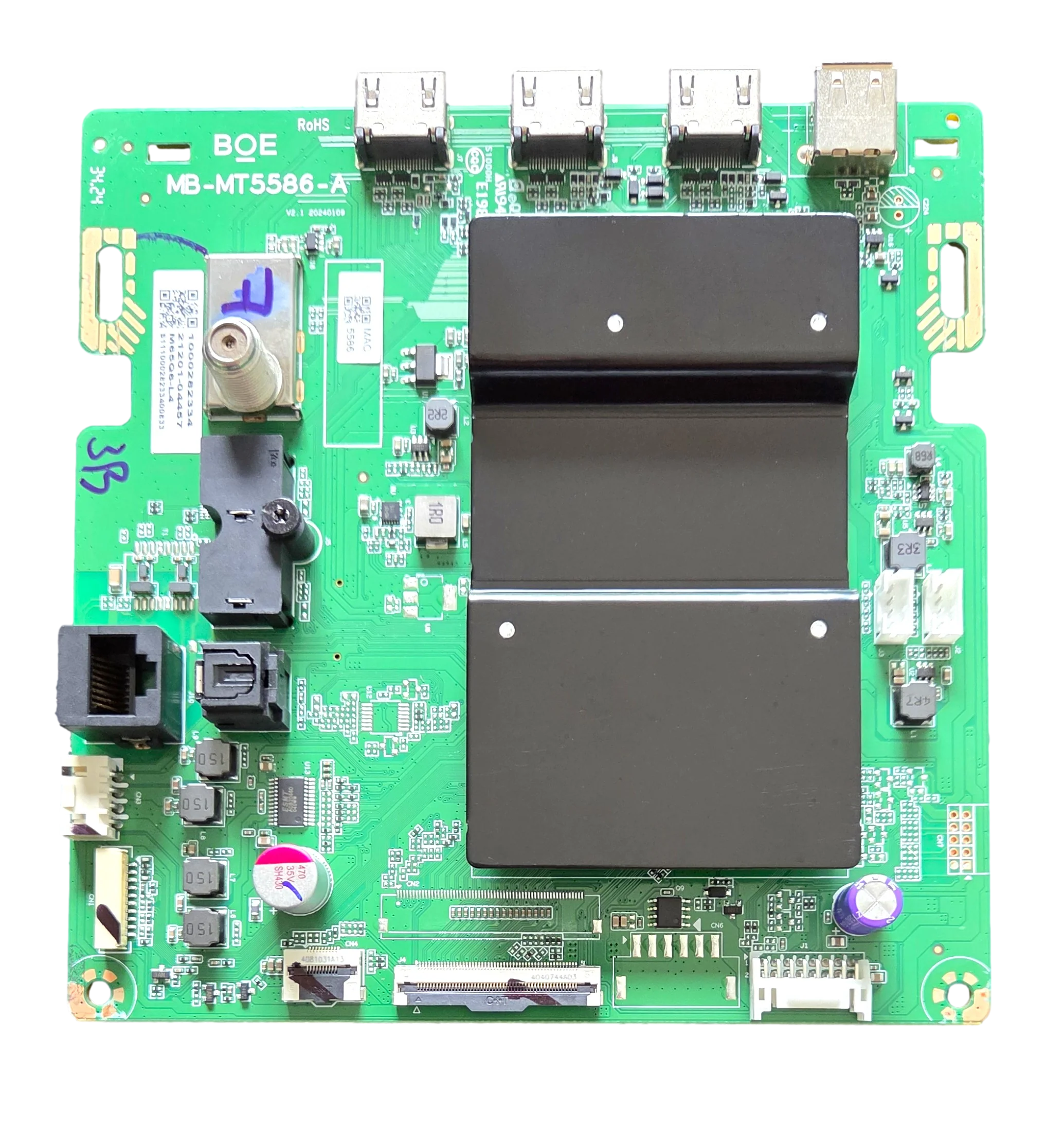 21201-04457 Vizio Main Board, MB-MT5586-A, LBSFR7NA5001226, M65Q6-L4
