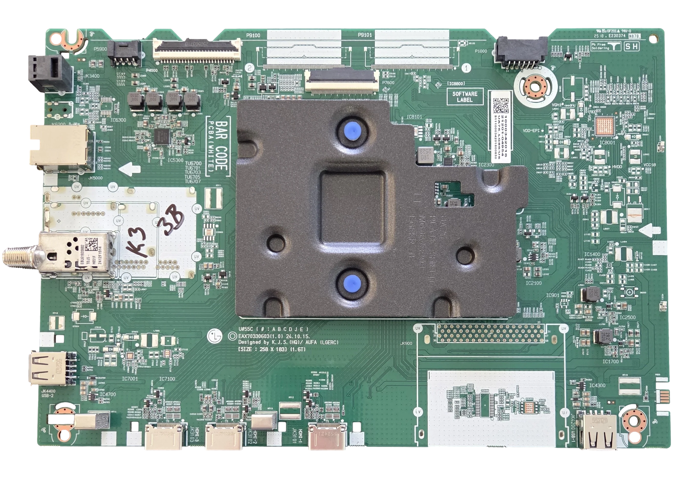 21201-04954 LG Main Board, EAX70330603(1.0), 86UA7700PUA
