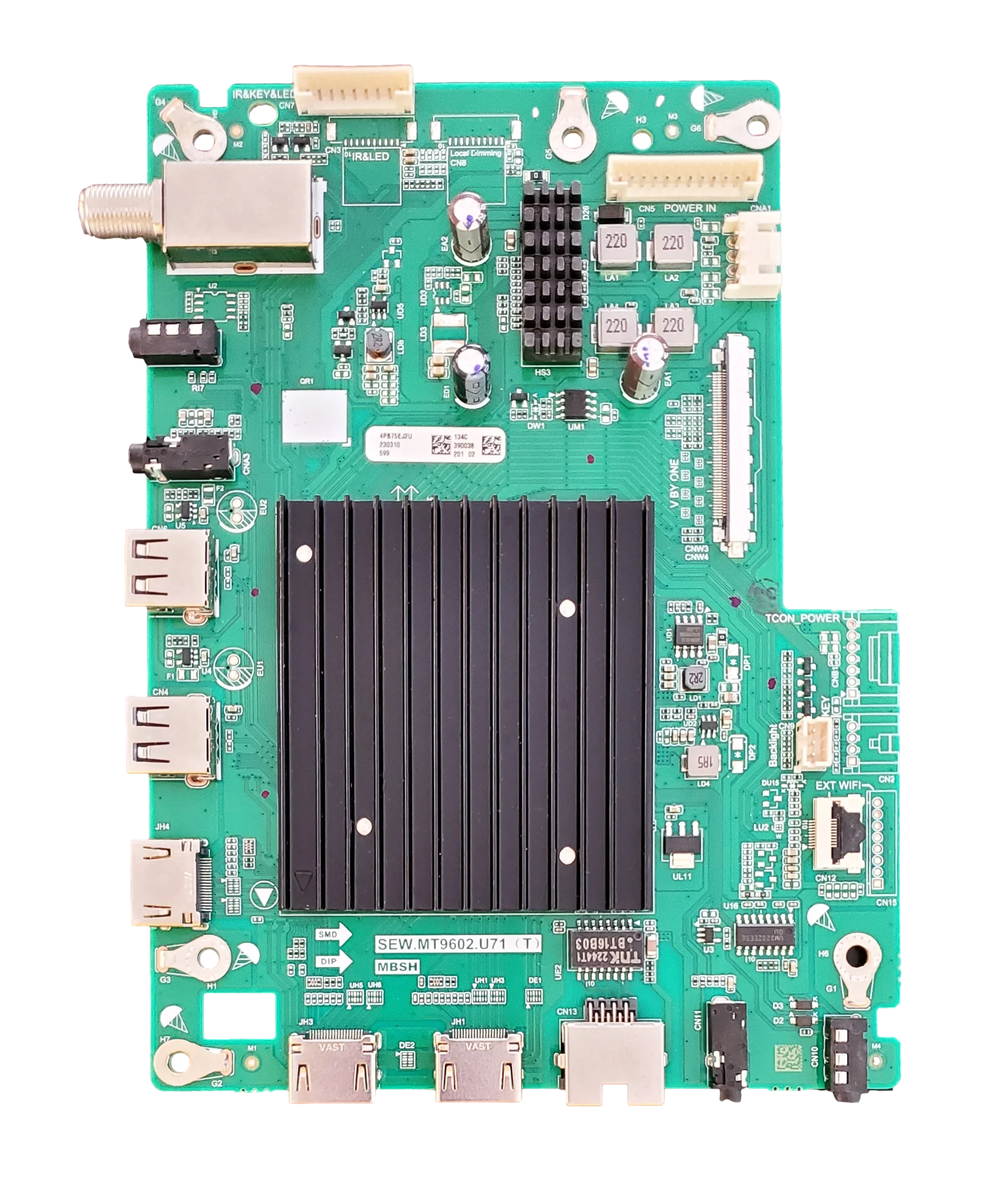 230724 Sharp Main Board, 230724 ,396445 ,136C ,SEW.MT9602.U71  , 4P-B55EJ2U