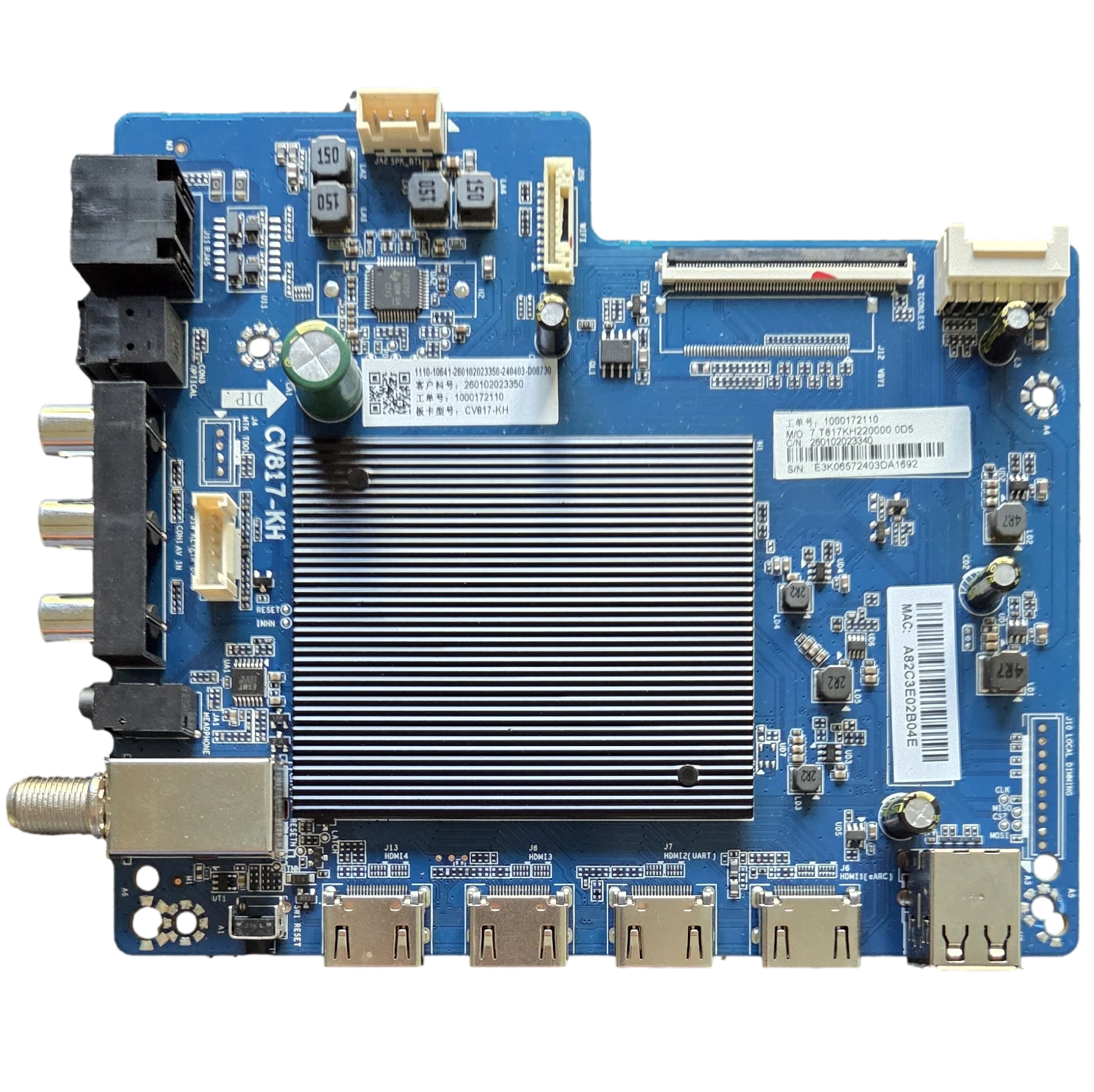 260102023350 Philips Main Board, CV817-KH, 55PUL6643/F7