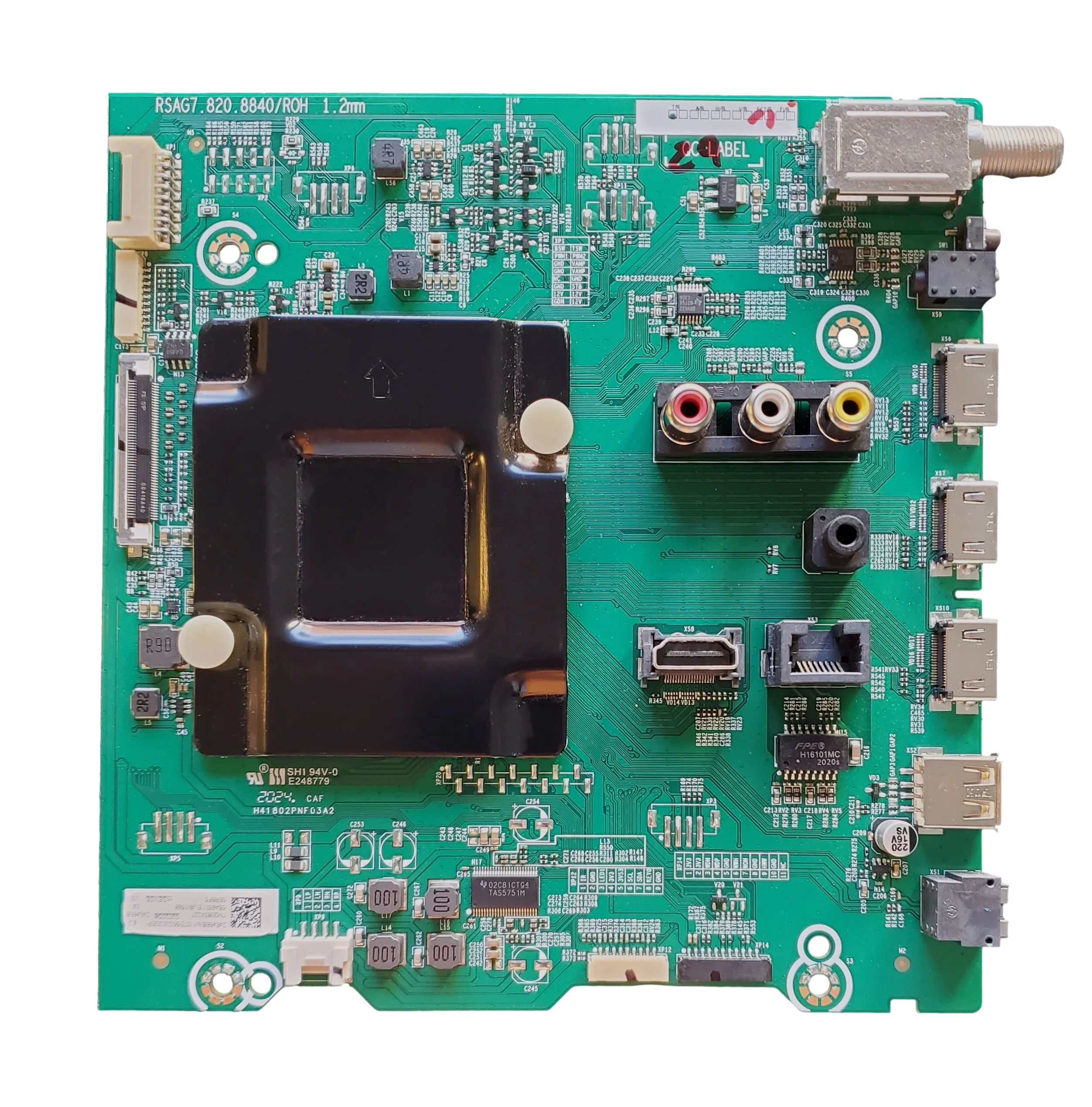 276295 Hisense Main Board, 276295, 246456, 55A6501EUR, RSAG7.820.8840/ROH, 55R8F5, 55R8F