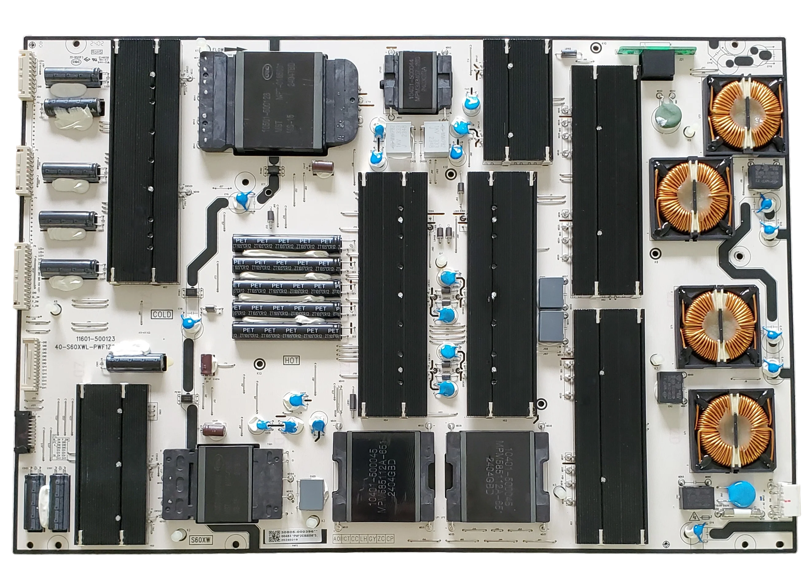 30805-000396 TCL Power Supply, 40-S60XWL-PWF1ZG, 98QM851G