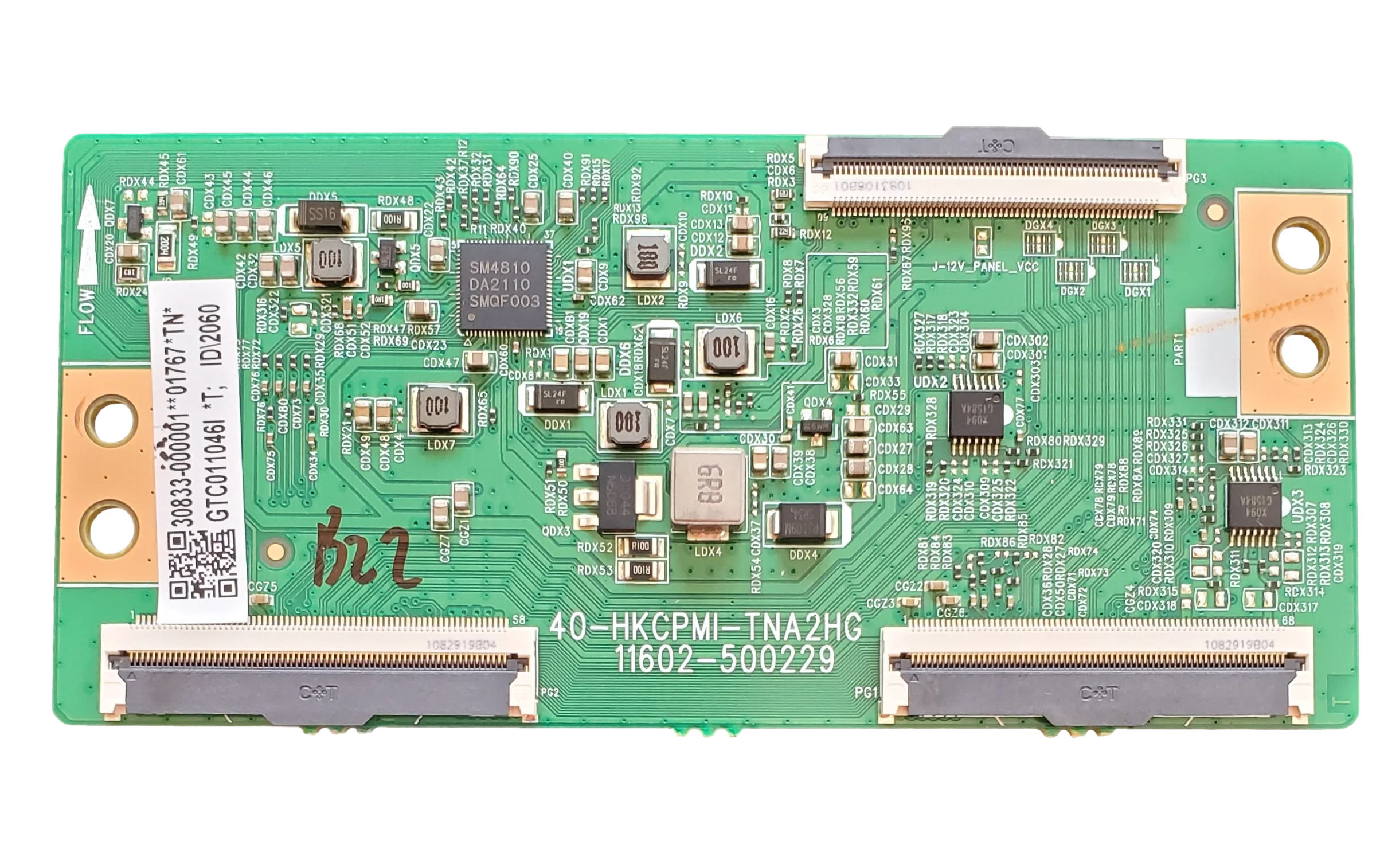 30833-000001 TCL T-Con Board, GTC0110461, 40-HKCPMI-TNA2HG, 11602-500229, 43S334