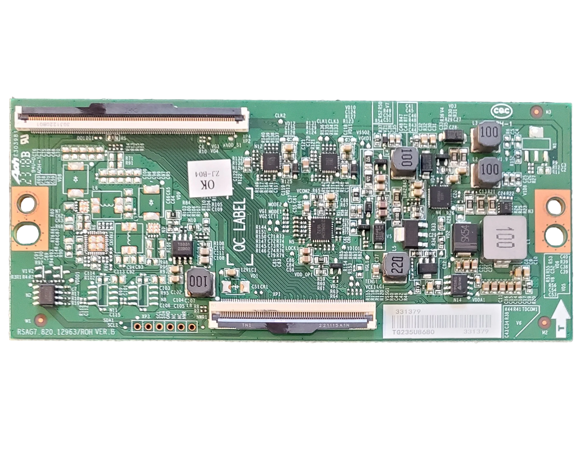 331379 Hisense T-Con, RSAG7.820.12963/ROH, 65U7K