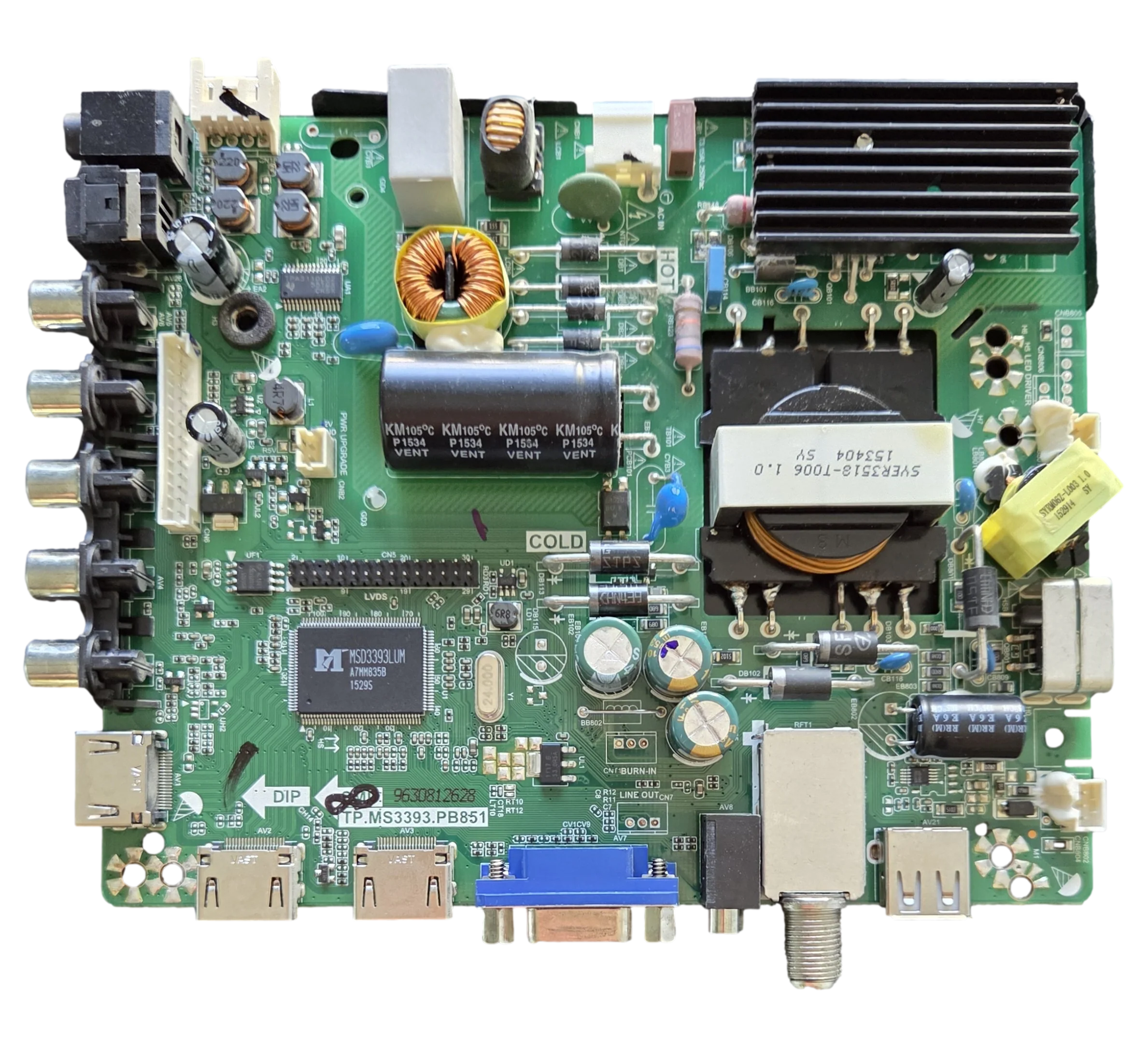 34014181 Element Main/Power Board, H15081499,MTP.MS3393.PB851, ELEFW505