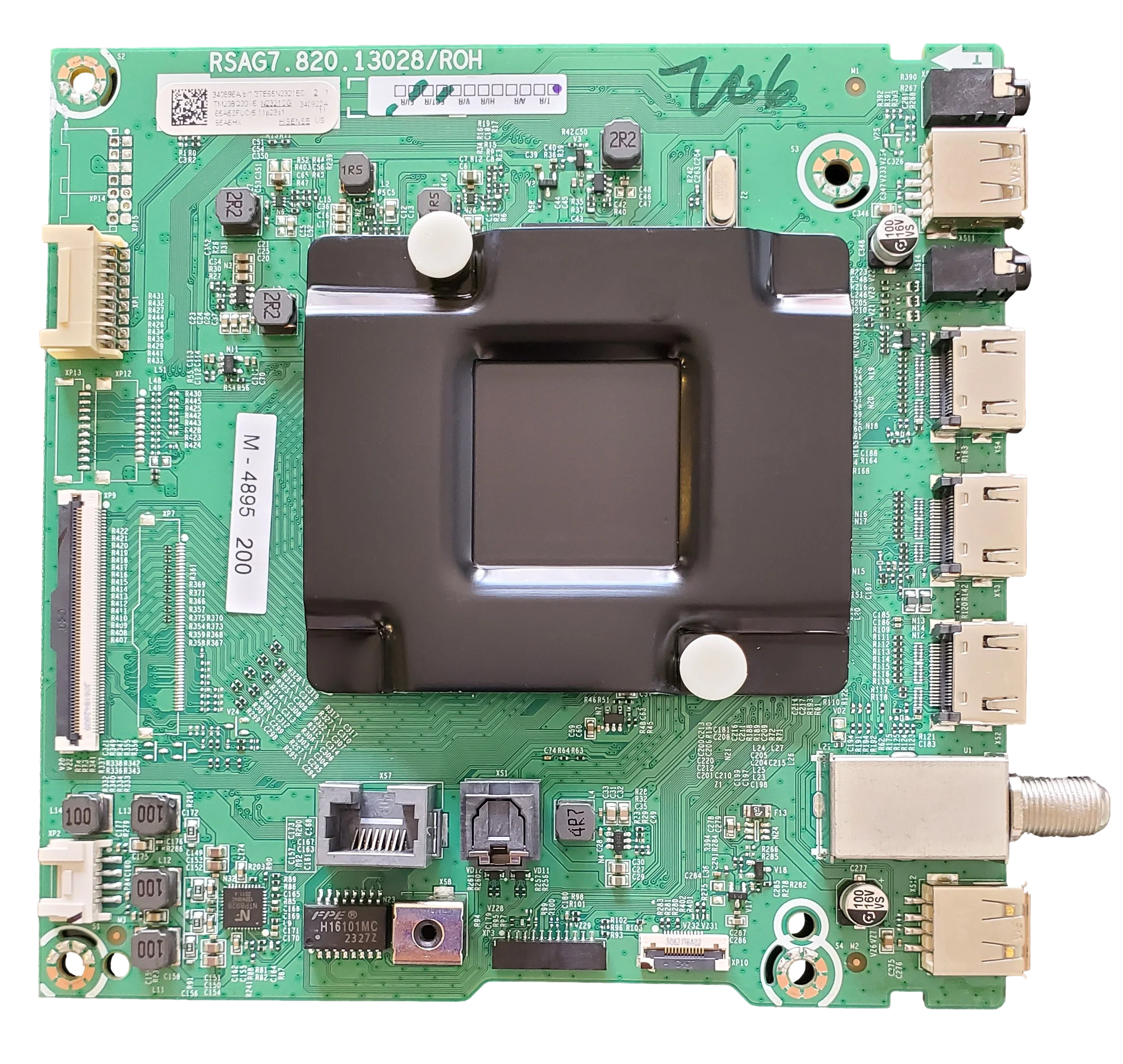340696, Hisense Main Board, 340696A, RSAG7.820.13028/ROH, 65A6HX