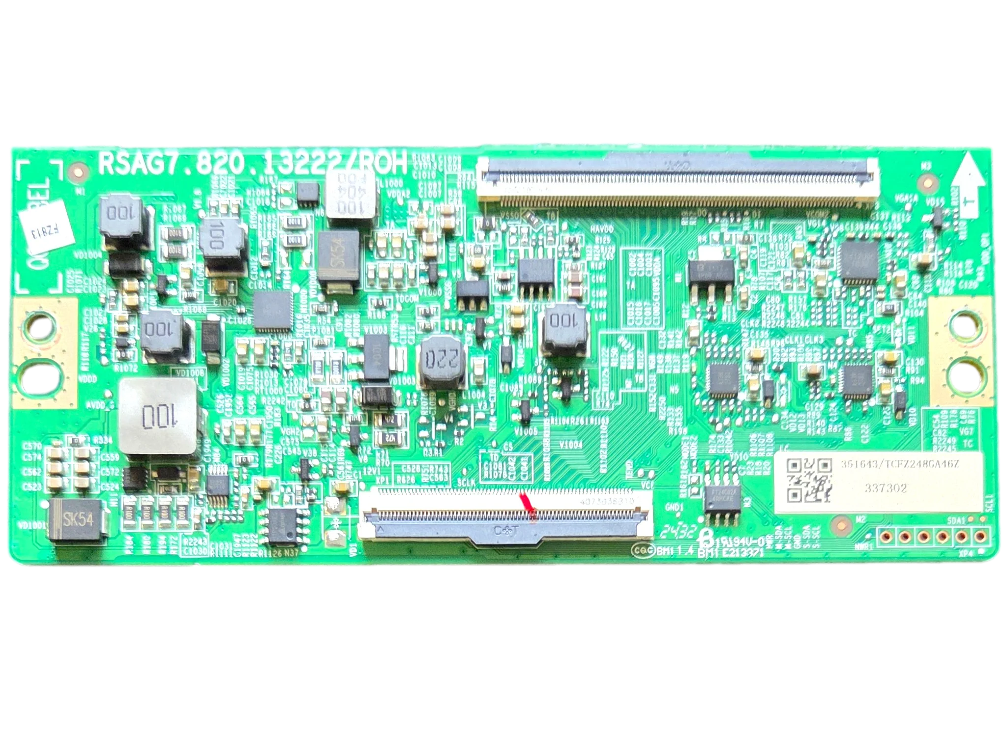 351643 Hisense T-Con, 337302, RSAG7.820.13222/ROH, 85QD7N