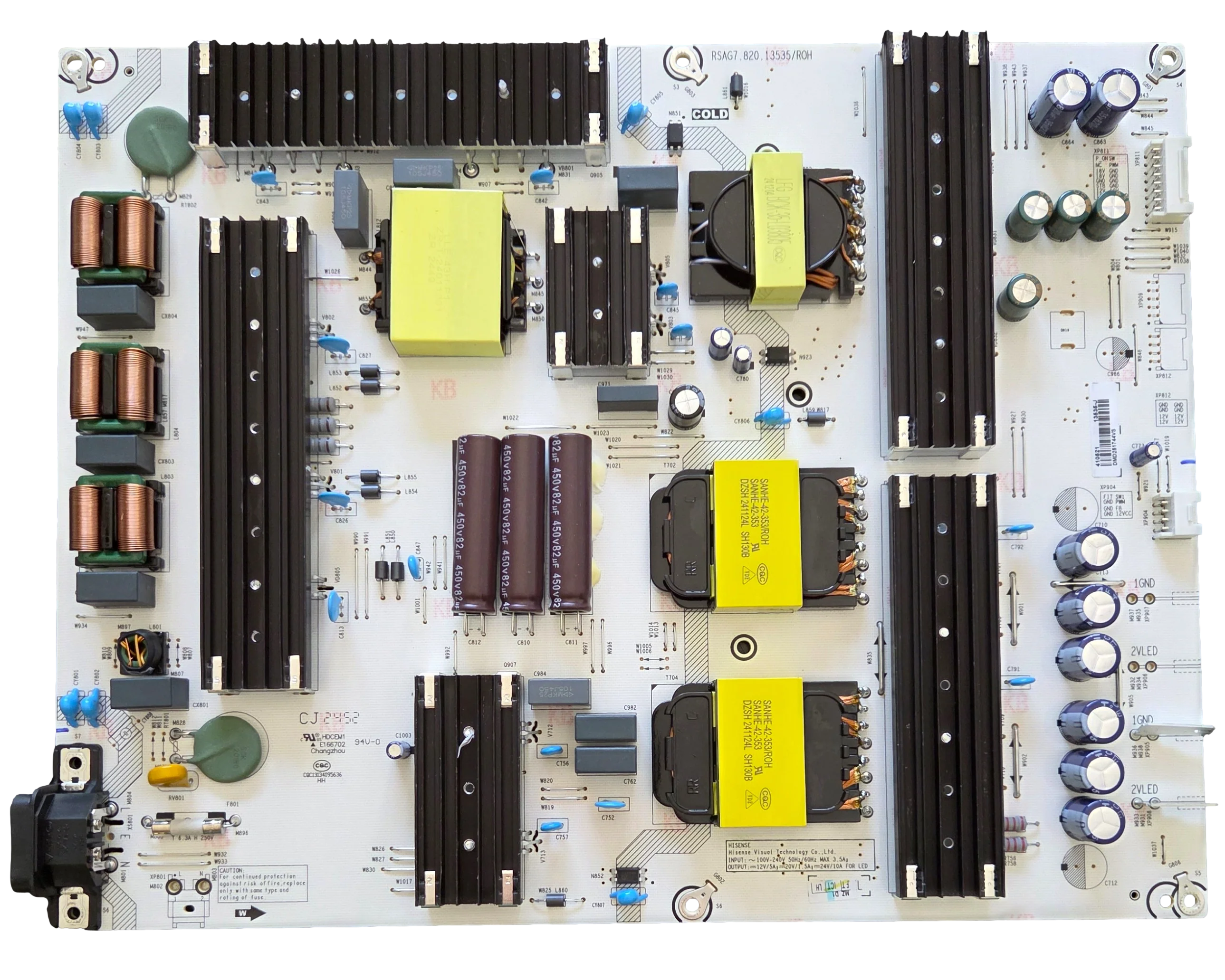 410521 Toshiba Power Supply, RSAG7.820.13535/ROH, 75M550NU