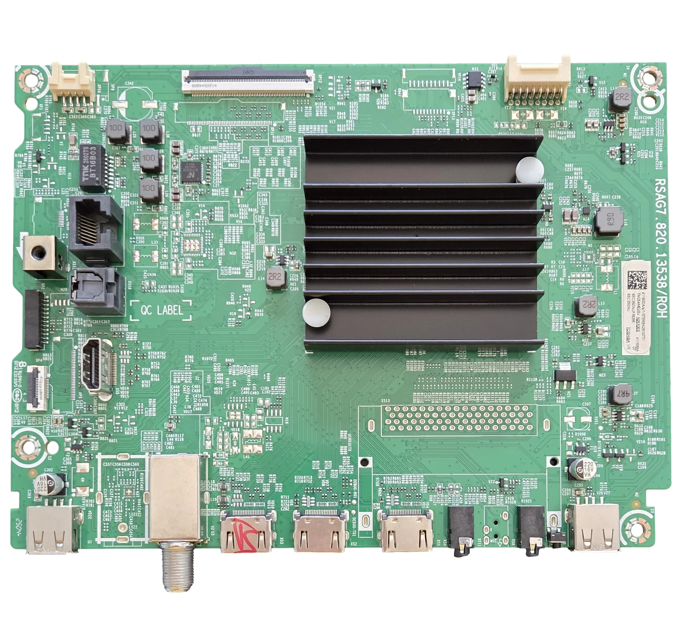 411600 Toshiba Main Board, RSAG7.820.13538/ROH, 411599A, 65C350NU