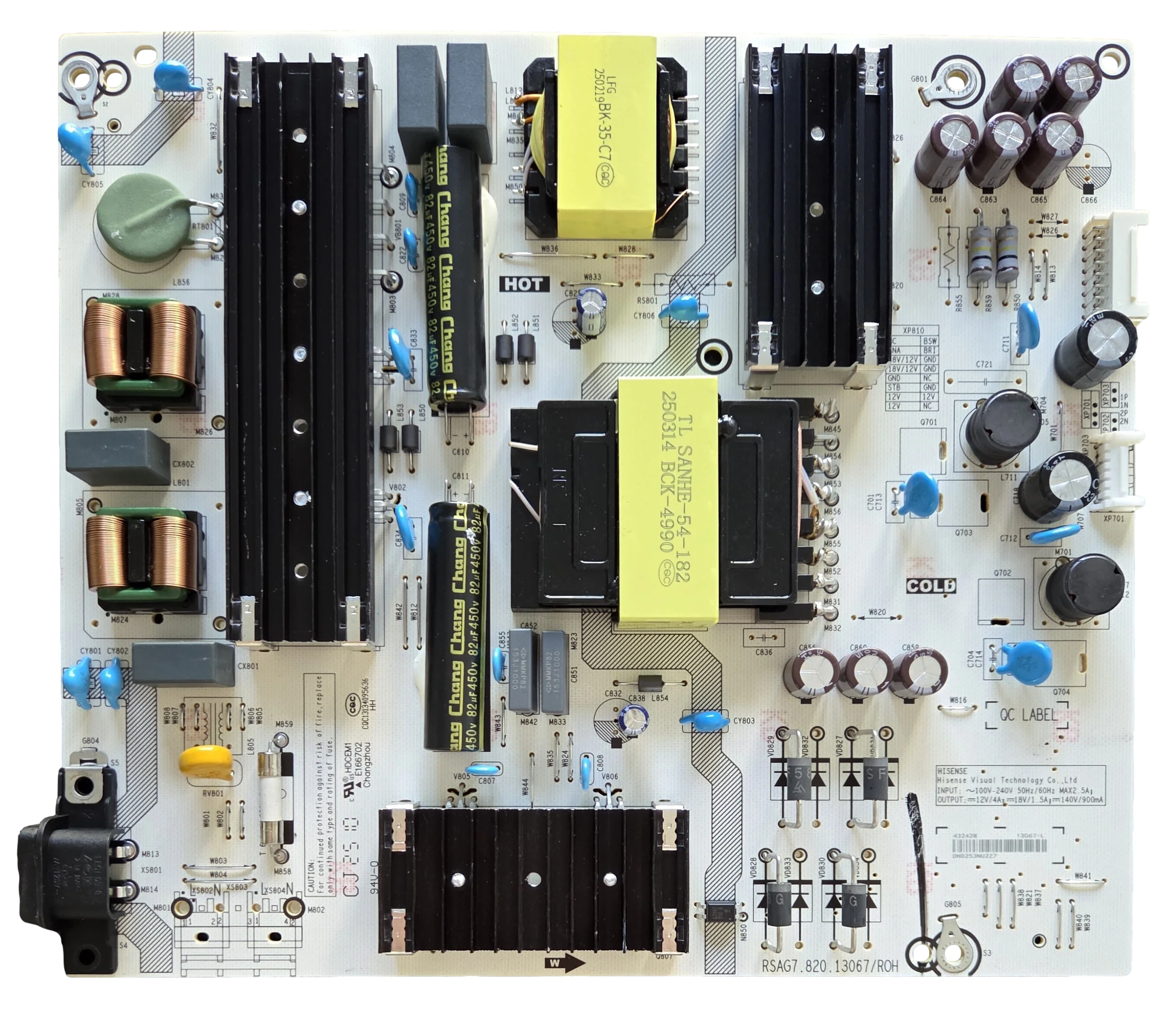 432428 Toshiba Power Supply, RSAG7.820.13067/ROH, 75C350NU