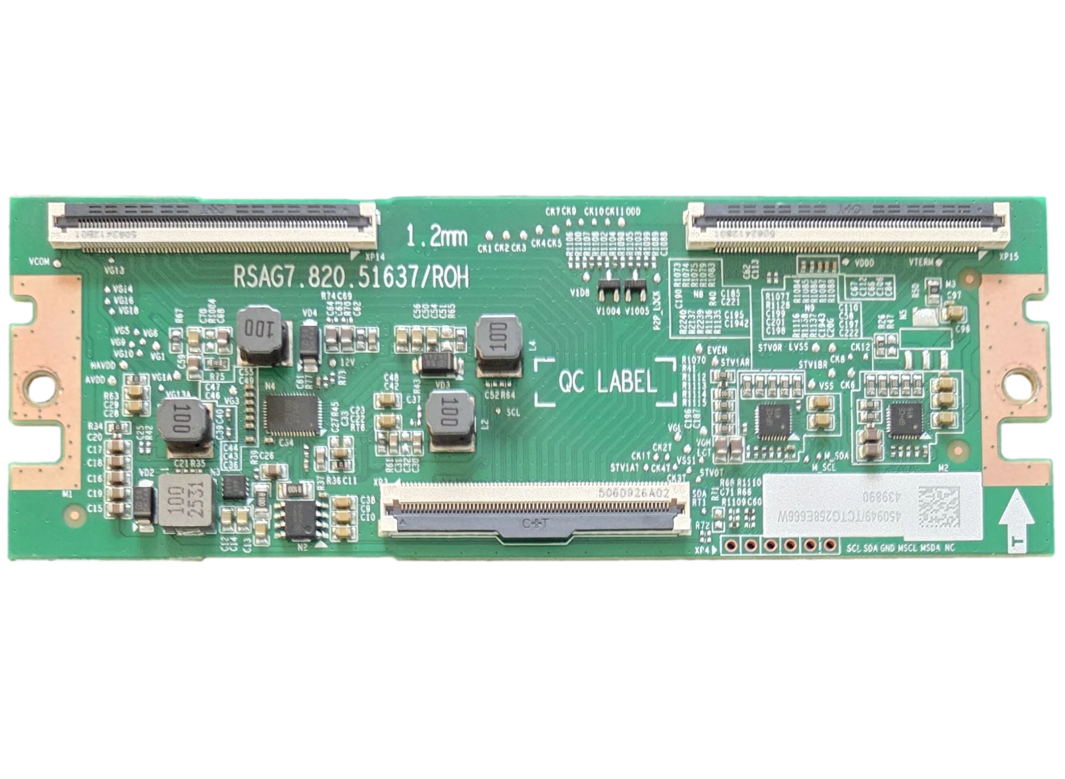 450949 Toshiba T-Con Board, 439890, RSAG7.820.51637/ROH, 75C350NU