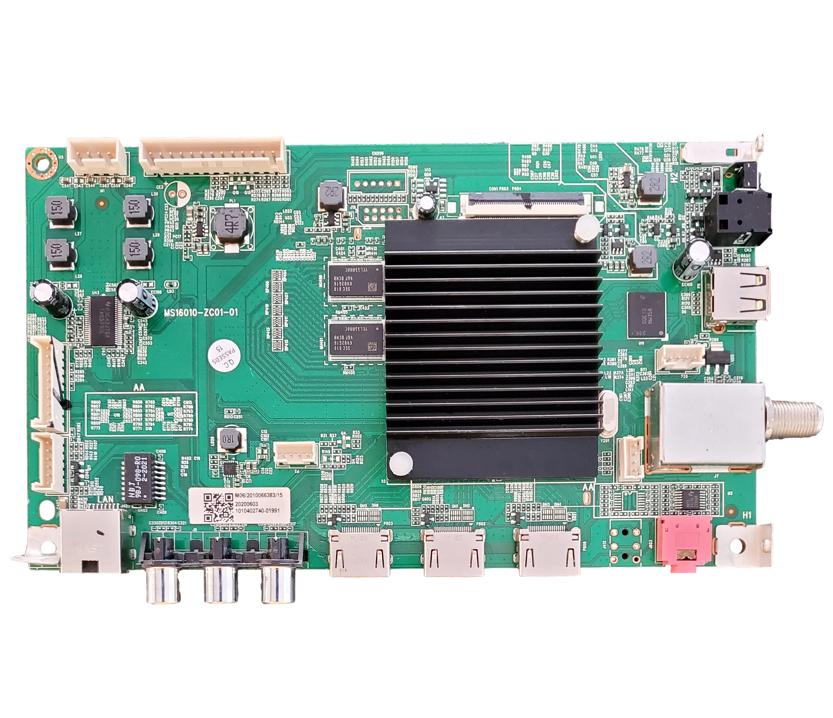 515C16010M06 Westinghouse Main Board, MS16010-ZC01-01, WR55UT4009