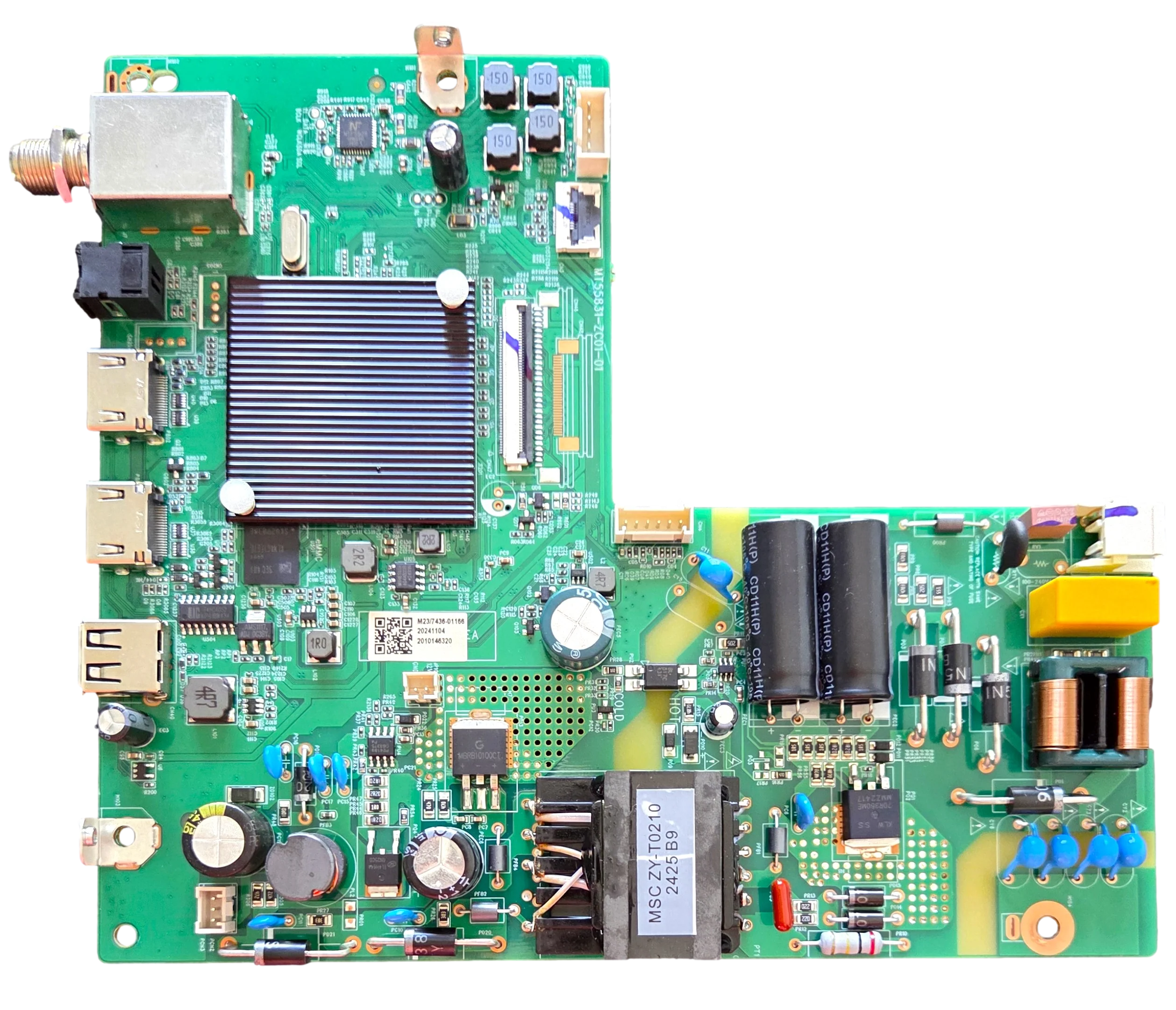515C55831M23 Vizio Main Board, MT55831-ZC01-01, M23, VFD40M-0810