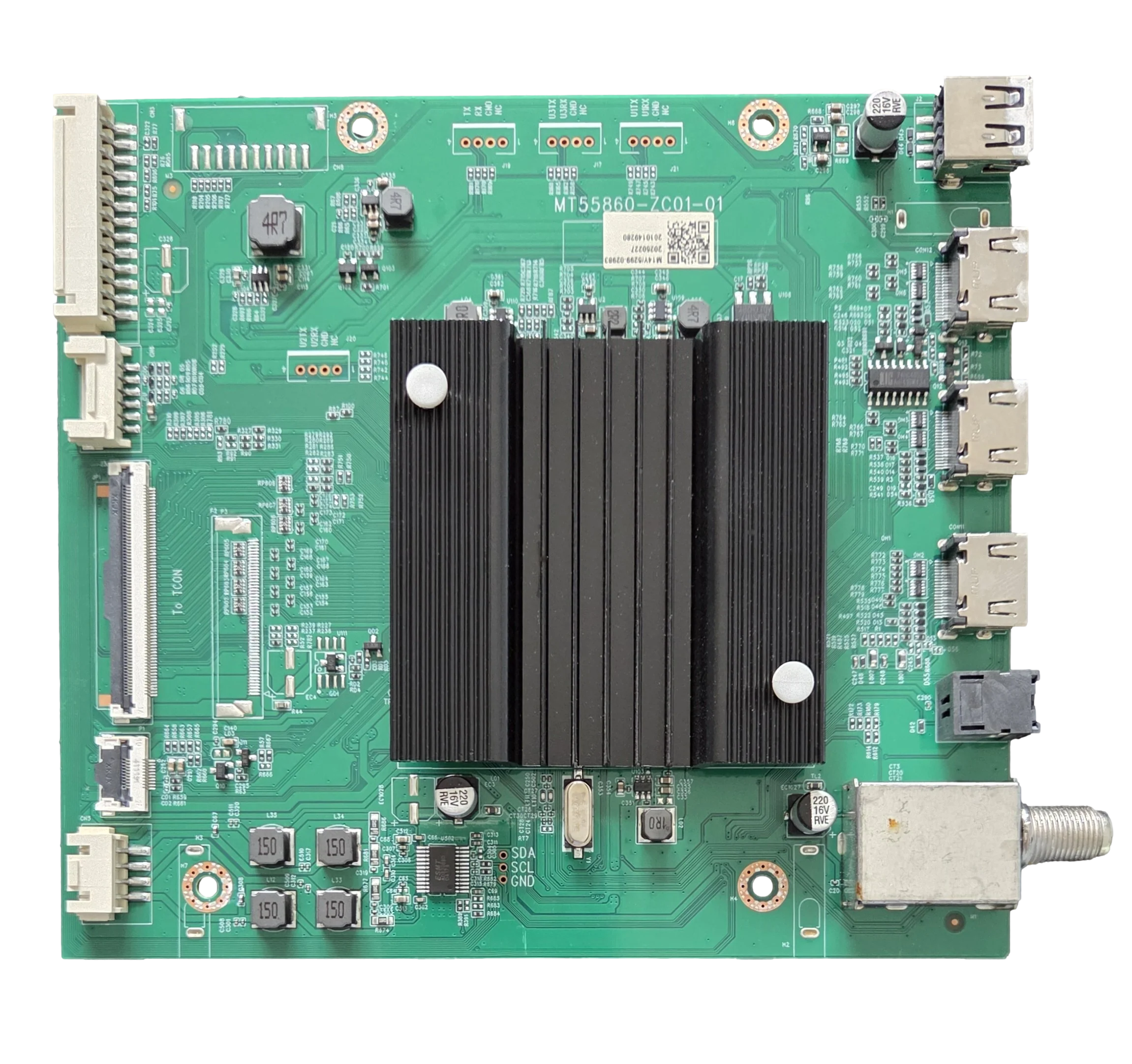 515C55860M14 Vizio Main Board, MT55860-ZC01-01, M14Y, V4K50M-0810