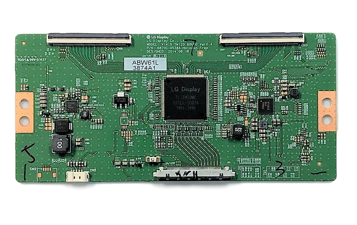 6871L-3874A LG T-Con, 6870C-0538A, 60UB8200-UH