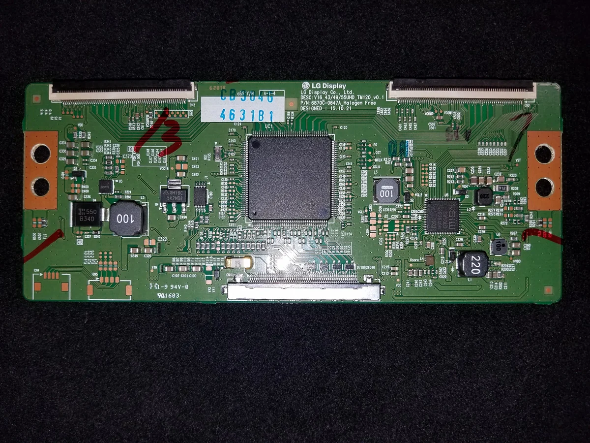 6871L-4631B LG T-Con Board, 4631B1, 6870C-0647A, 55UH6030-UC BUSWLJR, 55UH6090-UF BUSWLJR, 55UH6150-UB