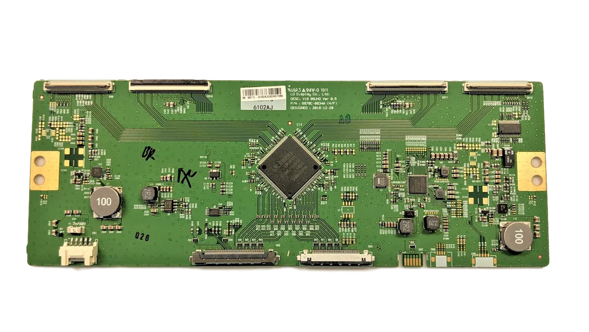 6871L-6102A LG T-Con, 6870C-0834A, 86SM9070PUA, 86NANO90UNA, 86NANO90ANA, 86NANO91ANA, 86QNED90UPA, 86UR8000AUA
