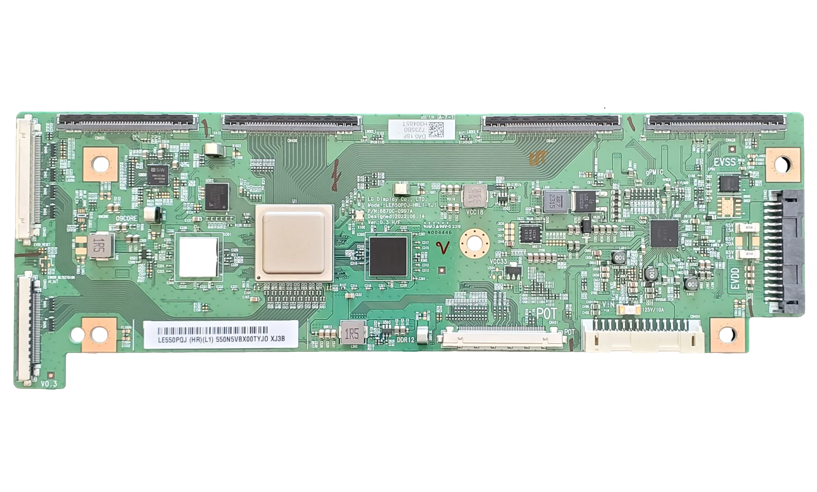 6871L-7235B LG T-Con, 7235B, LE550PQJ, OLED55G3PUA