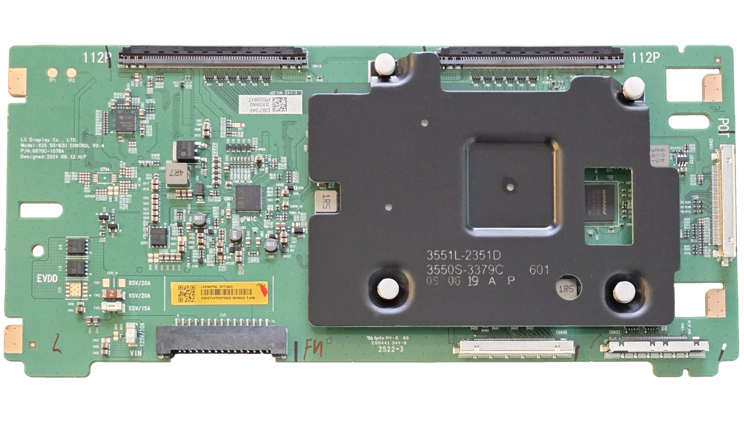 6871L-8109A Samsung T-Con, 6870C-1078A, LE650PQL, QN65S84FAEXZA