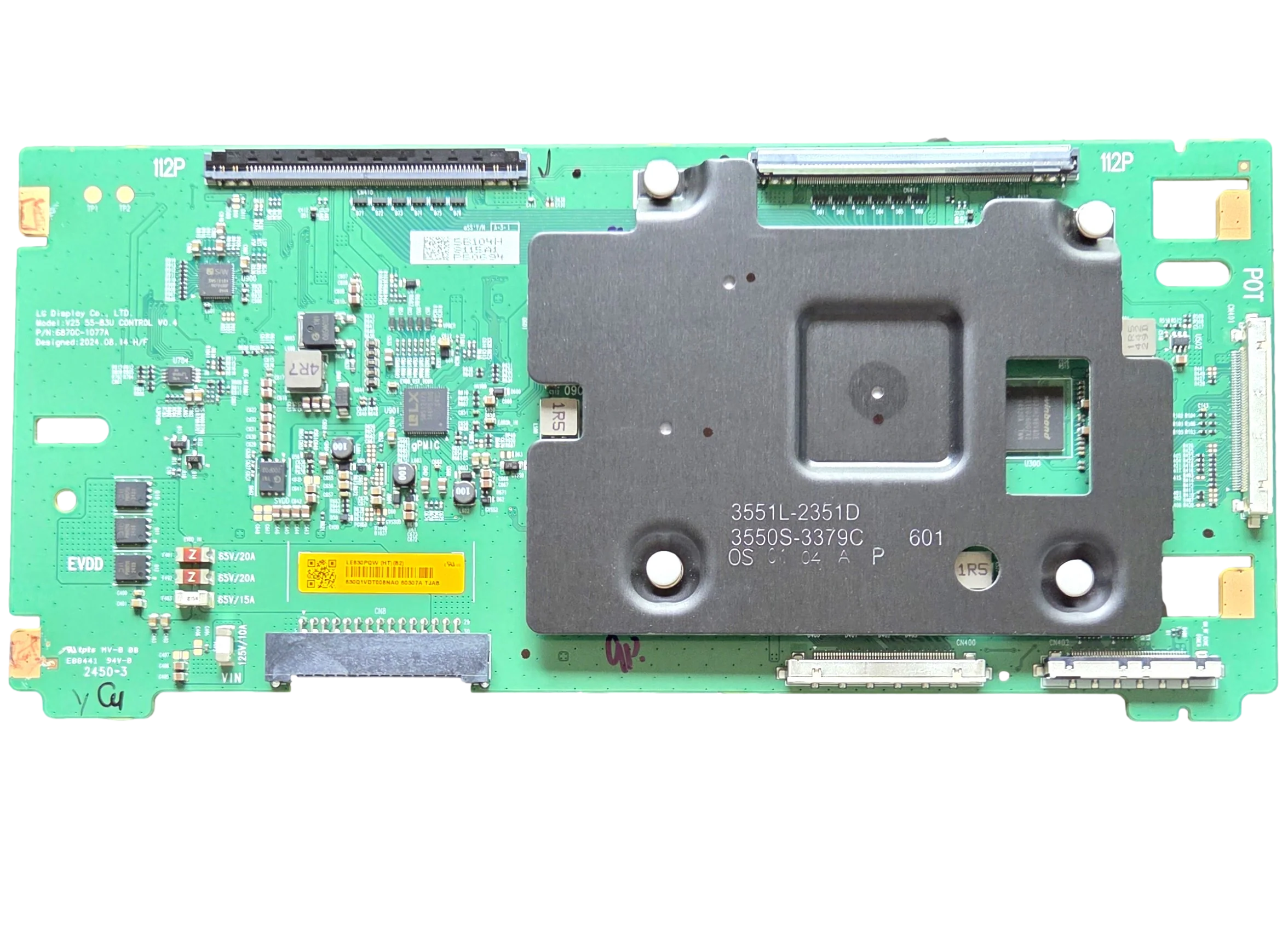 6871L-8115A Samsung T-Con, 6870C-1077A, QN83S90FAEXZA