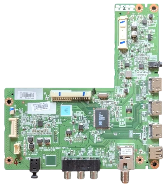 691V0200020 Toshiba Main Board, D09A107500978, 631V0200020, 50L420U