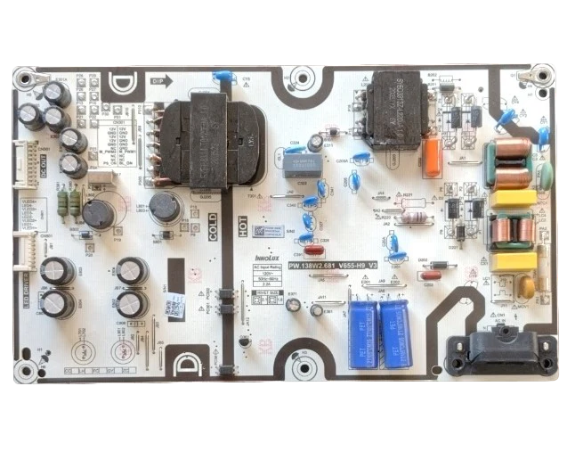 6M04B0003F000 Vizio Power Supply, PW.138W2.681, B0003F000, M506X-H9, V655-H9 V_3
