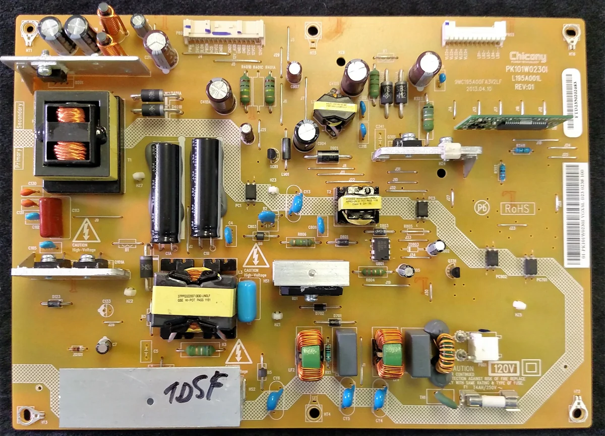 75037264 Toshiba Power Supply, PK101W0230I, L195A001L, 58L1350U