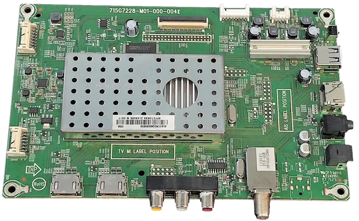 756TXECB0QK0020 Insignia Main Board, 756TXECB0QK002, 715G7228-M01-000-004K, NS-55DR420NA16
