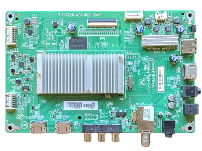 756TXGCB0QK0450 Sharp Main Board, 715G7228-M01-002-004Y, LC43LB481U, LC-43LB481U
