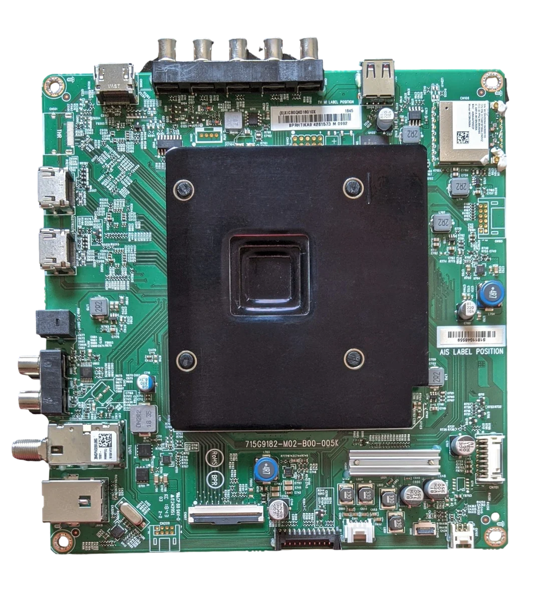 756TXICB0QK018 Vizio Main Board, 715G9182-M01-B00-005K, (X)XICB0QK018010X, E55-F1