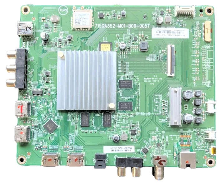 756TXJCB02K015 Vizio Main Board, 715GA352-M01-B00-005T, M507-G1