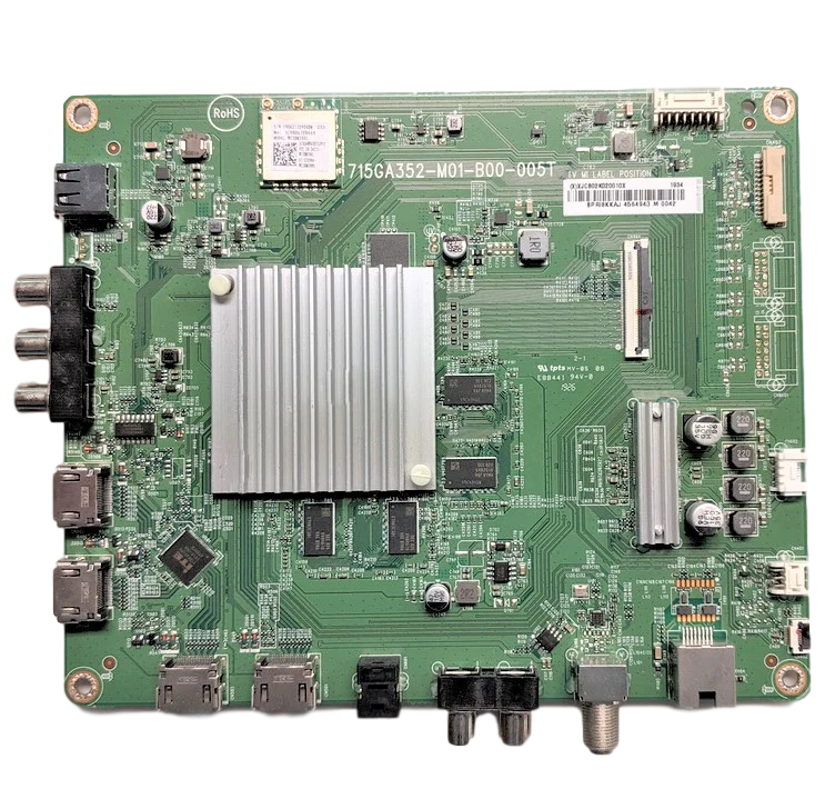 756TXJCB02K020 Vizio Main Board, 715GA352-M01-005T, M507-G1, M507RED-G1