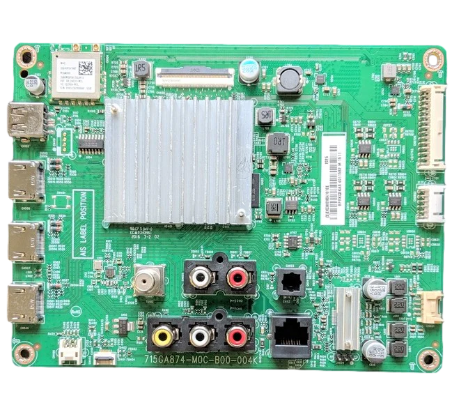 756TXKCB02K041 Vizio Main Board, (X)XKCB02K0410, 715GA874-M0C-B00-004K, E243951, 4911582, V435-H1