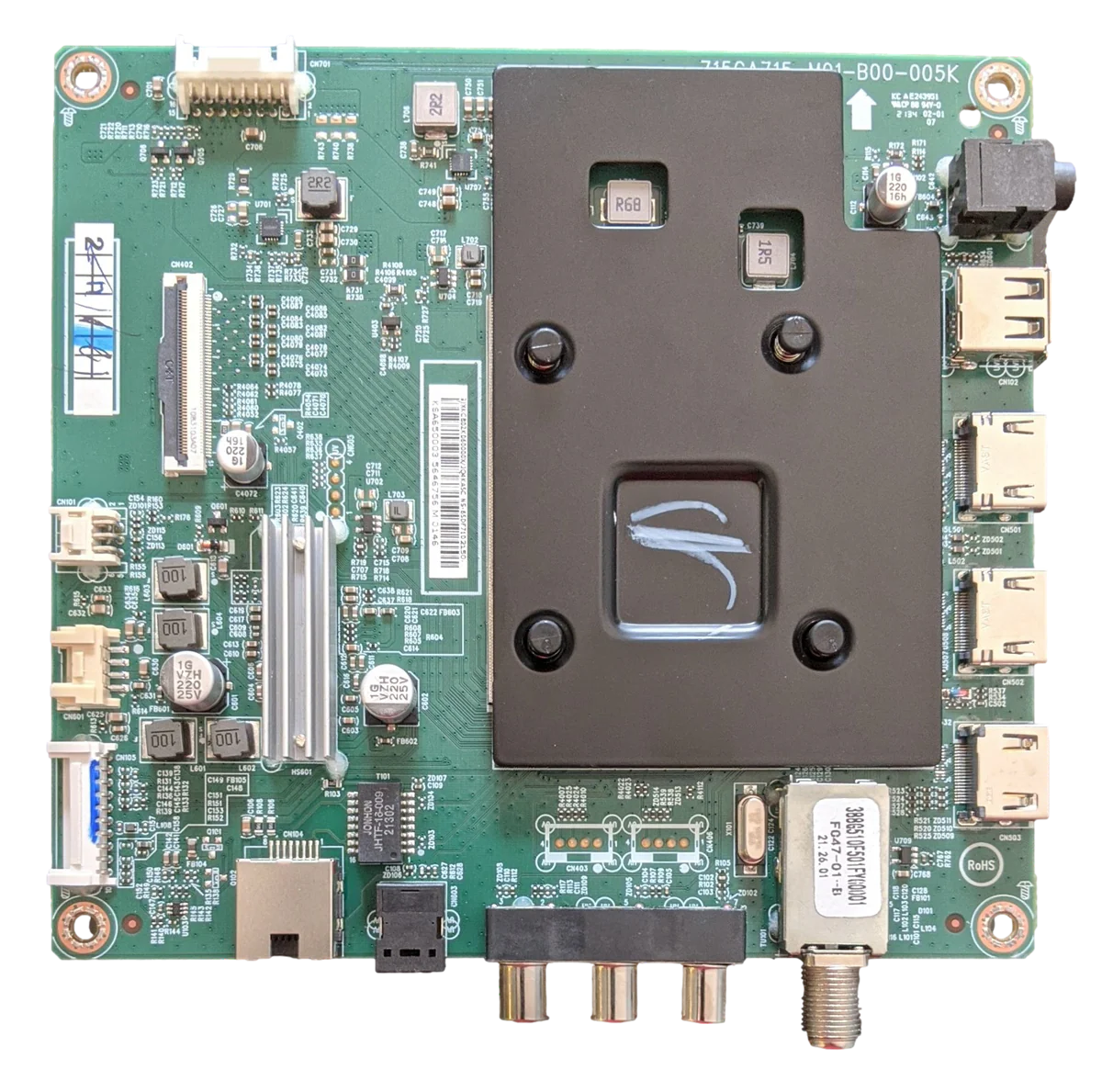756TXKCB02K060000X, Insignia Main Board, 715GA715-M01-B00-005K, XKCB02K060000X, NS-65DF710NA21