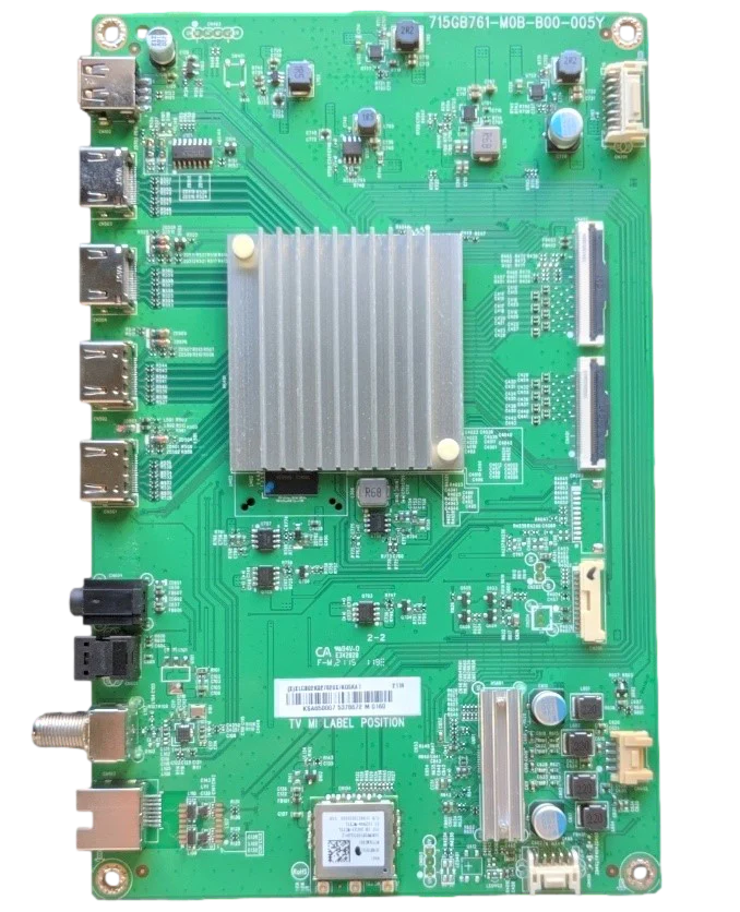 756TXLCB02K027 Vizio Main Board, (X)XLCB02k027020X, 715GB761-M0B-B00-005Y, P65Q9-J01