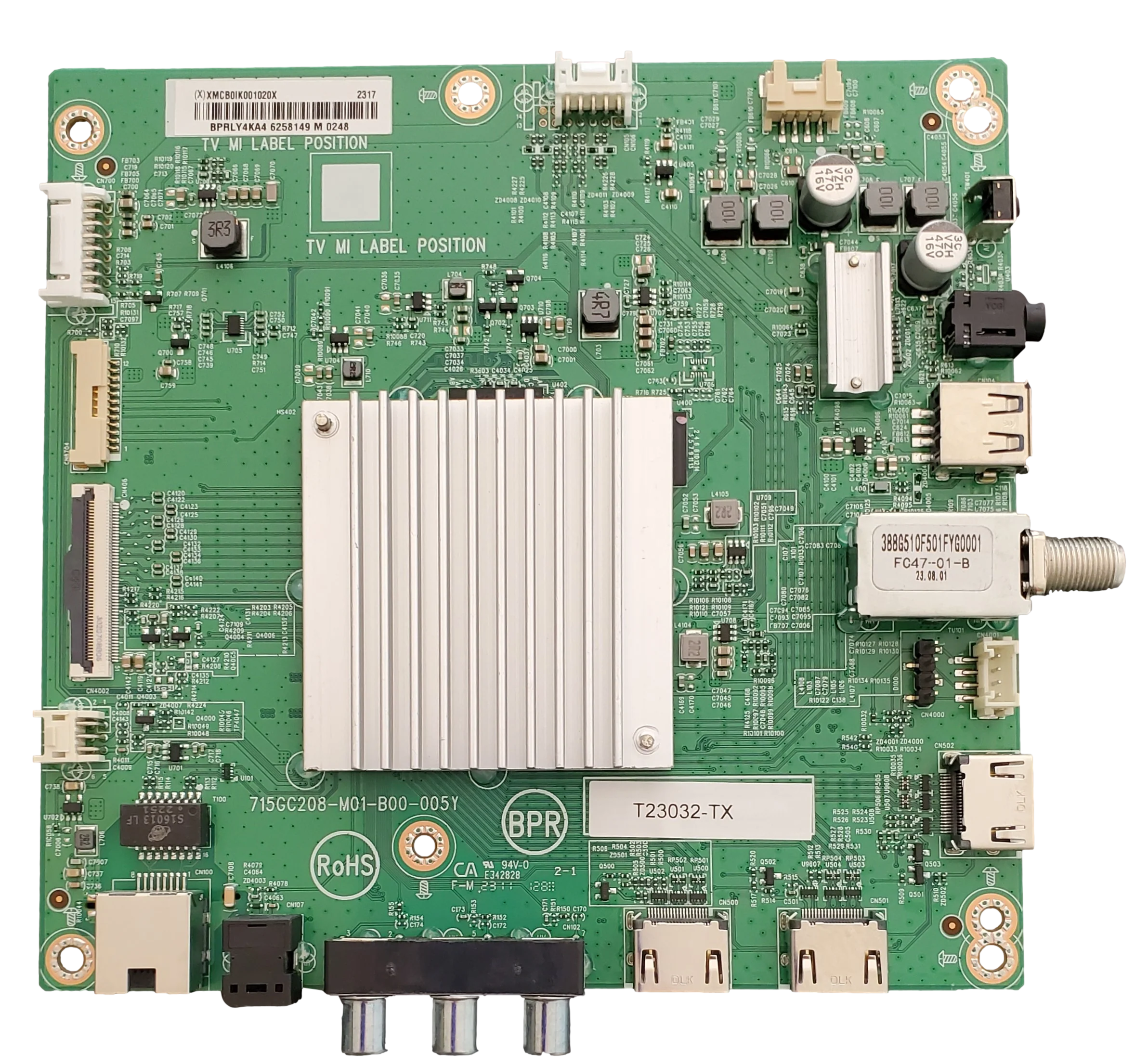 756TXMCB0IK001 Element Main Board, (X)XMCB0IK001040X, 715GC208-M01-B00-005Y, LY4KA4, T23036-TX, E500AC65C