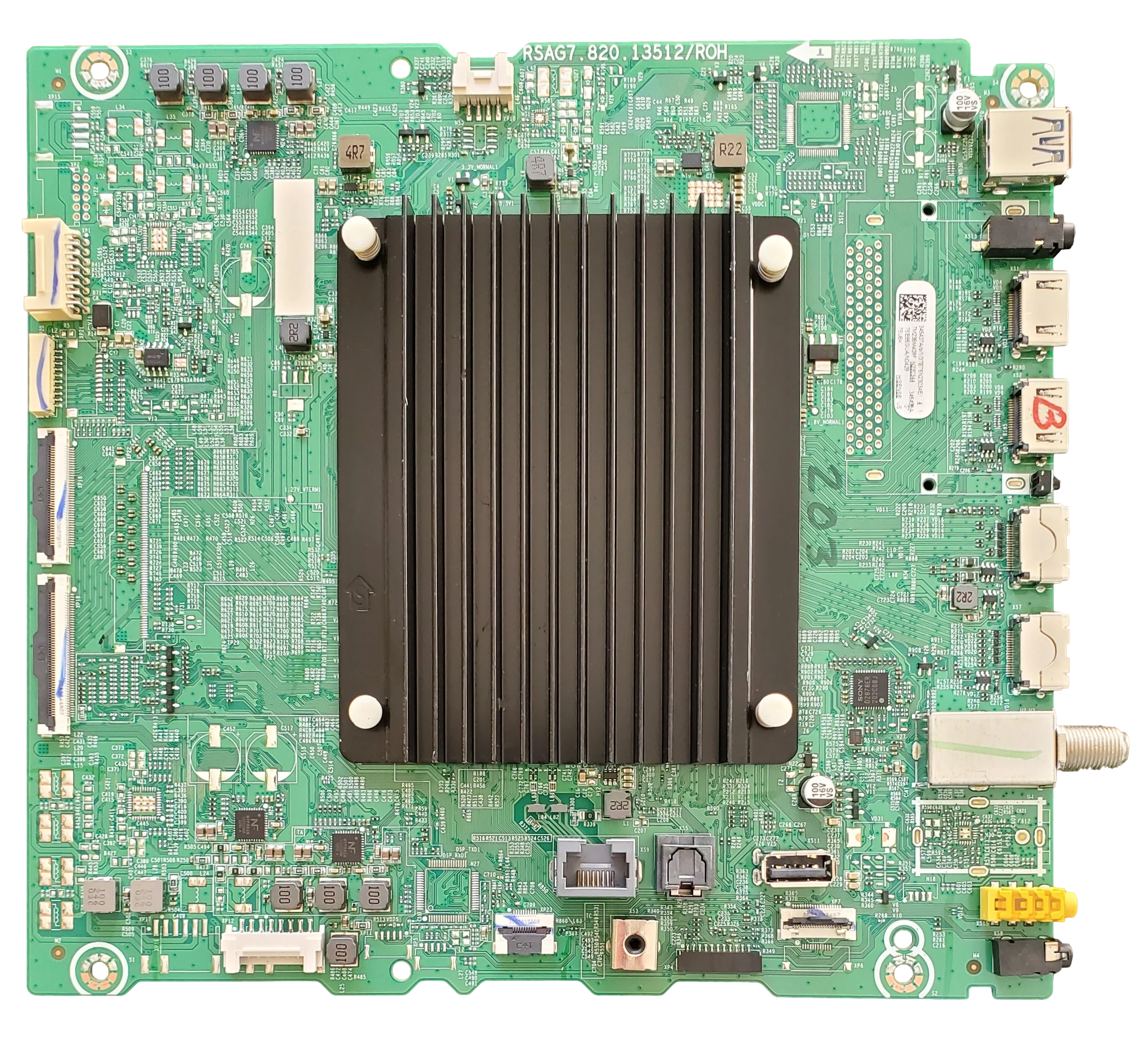 75U8K-Main, Hisense Main Board, 345437, 345438, 75E85GUA, RSAG7.820.13512/ROH, 75U8K