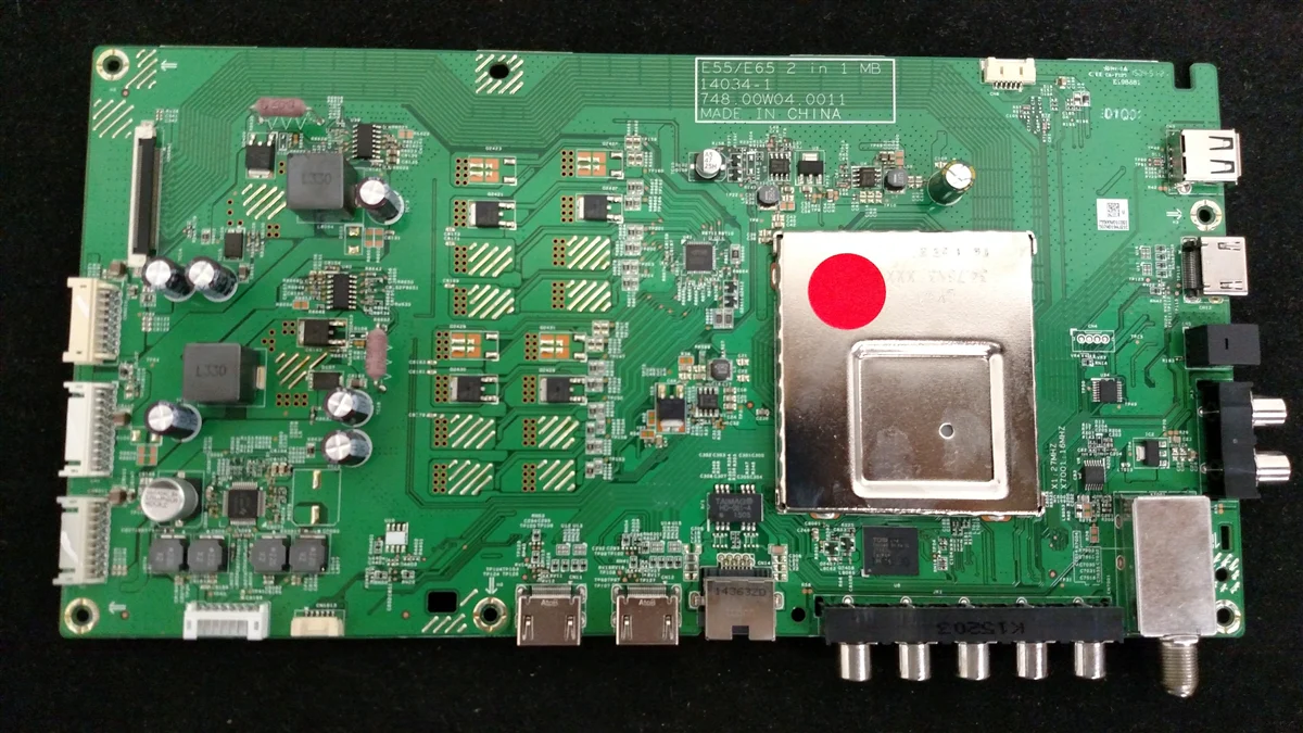 791.00W10.C004 Vizio Main Board, 748.00W04.0011, 748.00W03.0011, 755.00W01.C001, 14034-1, E55-C2, E55-C2 LWZJSHAR
