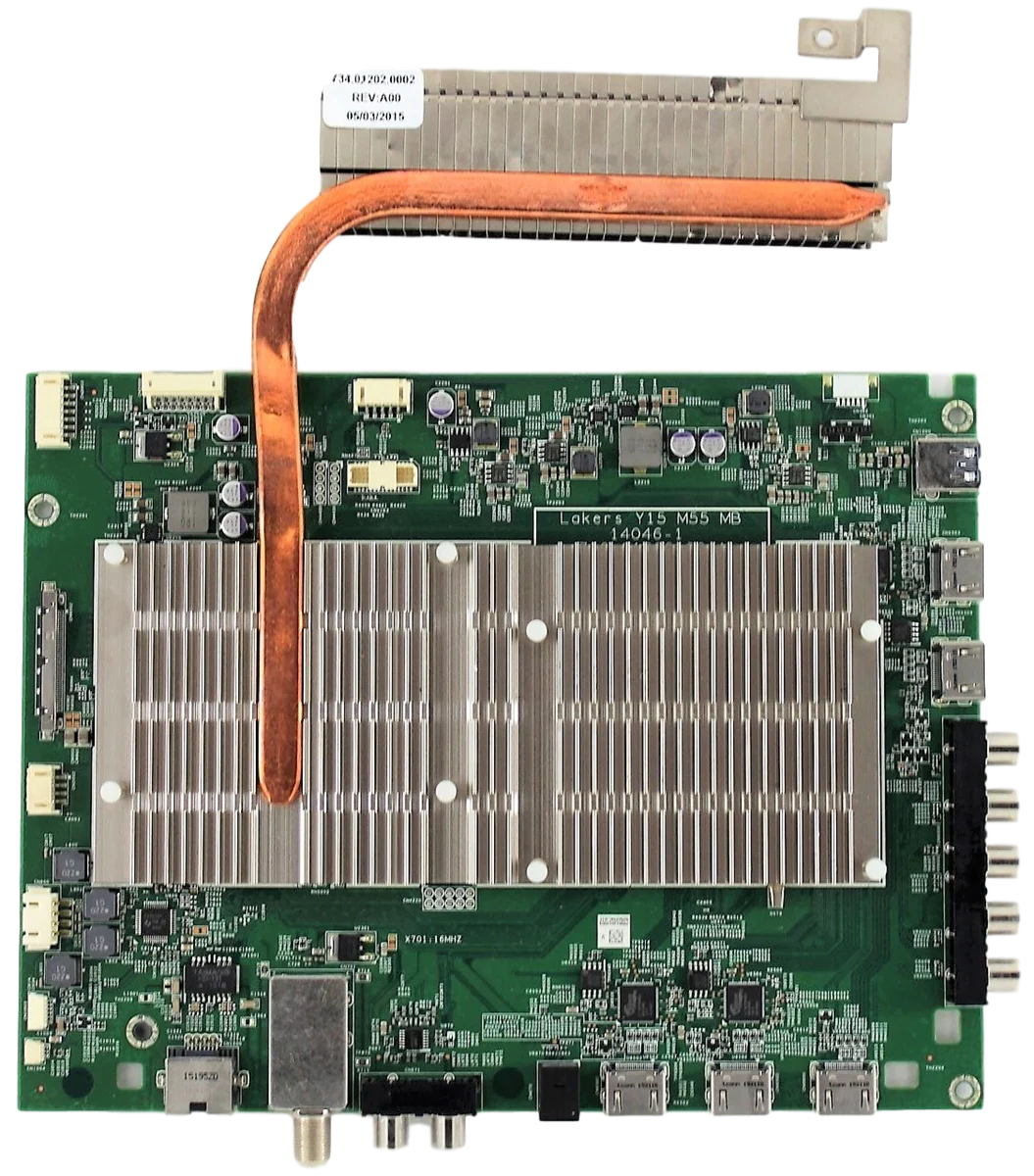 791.01210.0008 Vizio Main Board, 791.01210.0016, 755012Q010003, 748.01208.0011, 14046-1, M55-C2