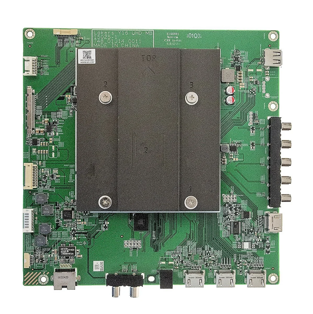 791.01J10.0009 Vizio Main Board, 748.01J14.0011, 15025-1, 75501J010004, LAKERS Y16 UHD MB, E55-E2