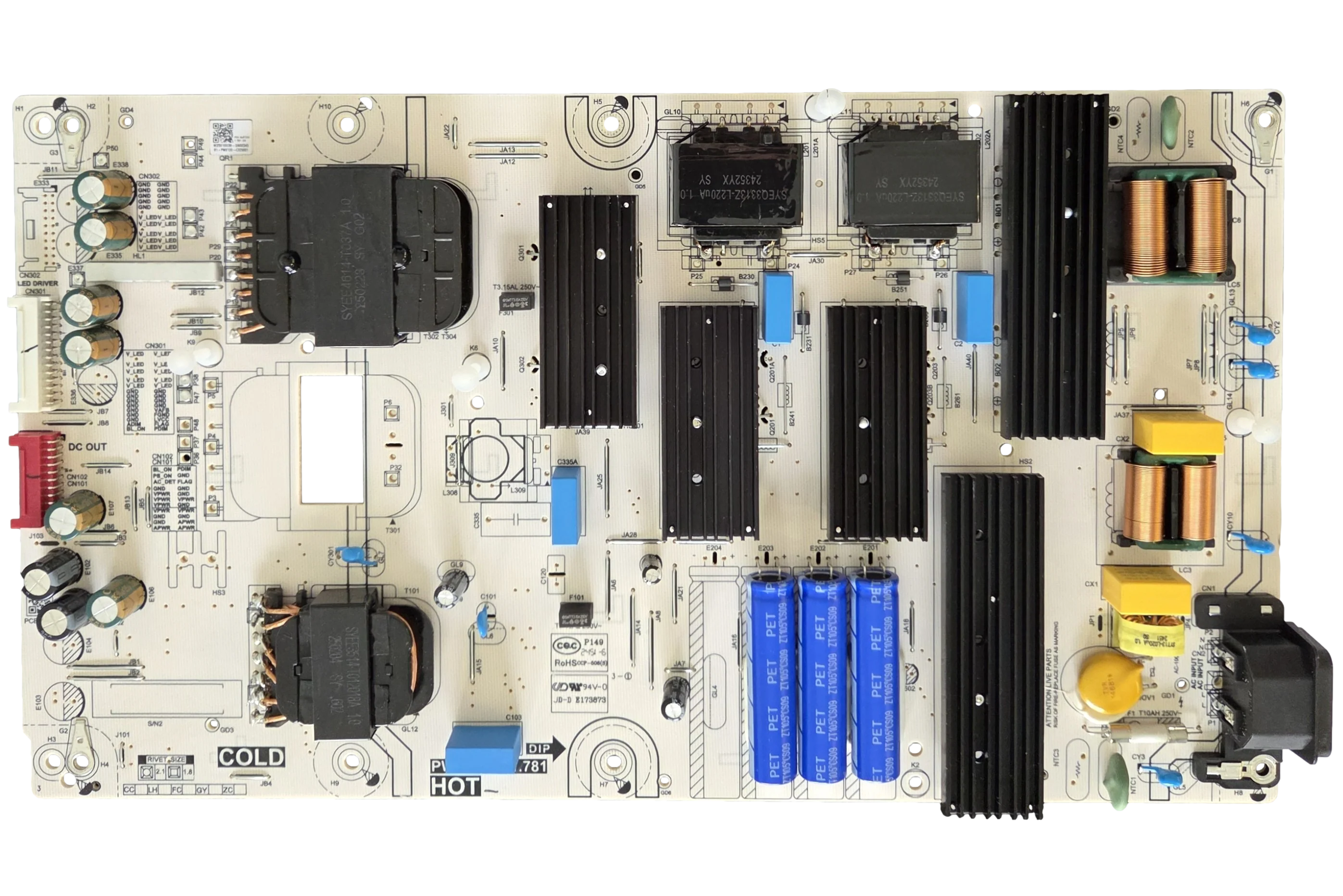 81-PWE120-C325001 Roku Power Supply, PW.A415W1.781, 75R6CX