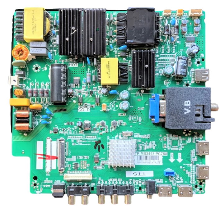 8142123342060 Sceptre Main Board/Power Supply, TP.MS3458.PC758, HV550QUB-H81, Sceptre W55