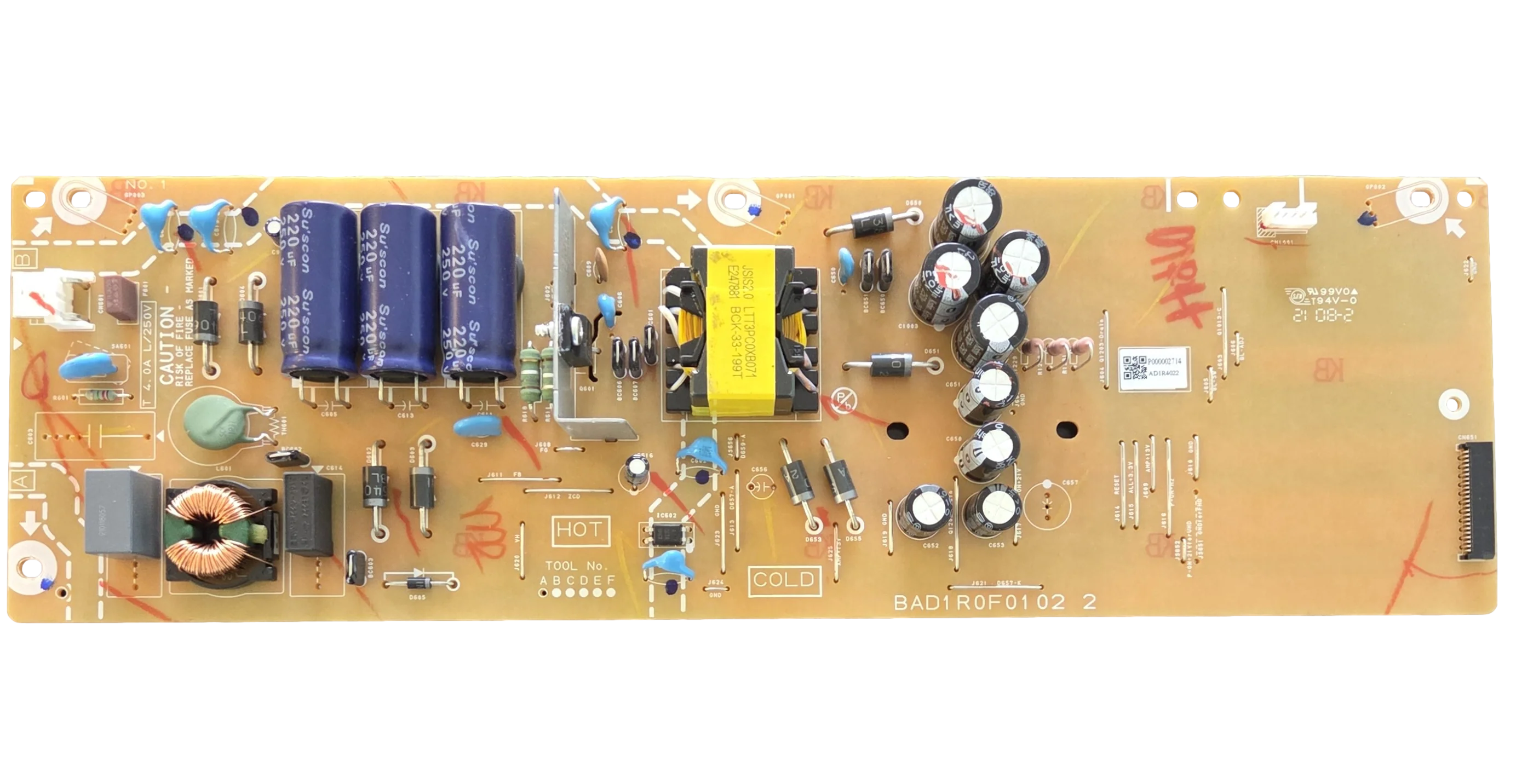 AD1R4MPW-001 Philips Power Supply , AD1R4022, BAD1R0F0102 2, 55PFL5766/F6