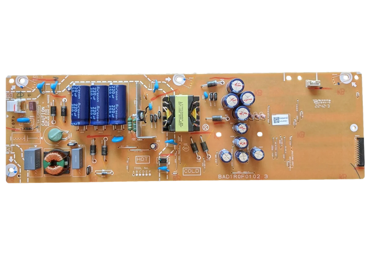 ADLR1MPW-001 Philips Power Supply, ADLR0023, BAD1R0F0102 3, ME2, 55PUL7552/F7